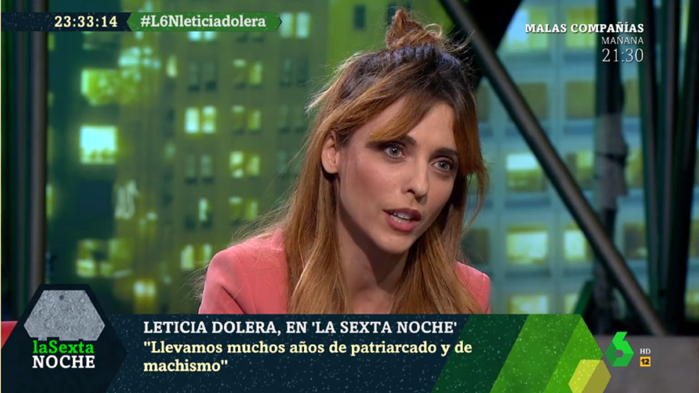 El llamamiento de Leticia Dolera a los hombres: "No nos miréis, uníos al feminismo"