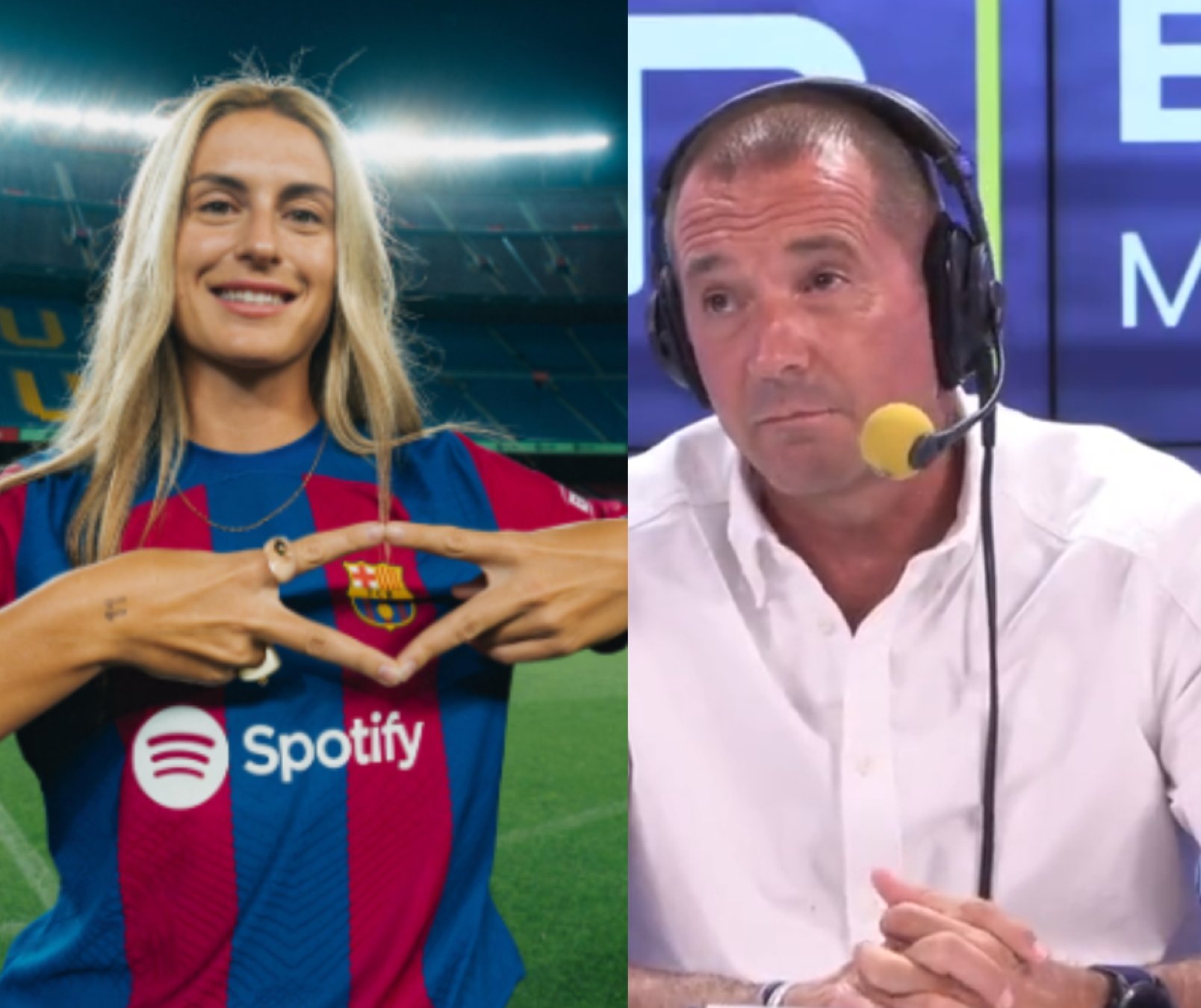 Manu Carreño hundido por lo que dice de Alexia Putellas y el Barça: "Ni p*** idea"