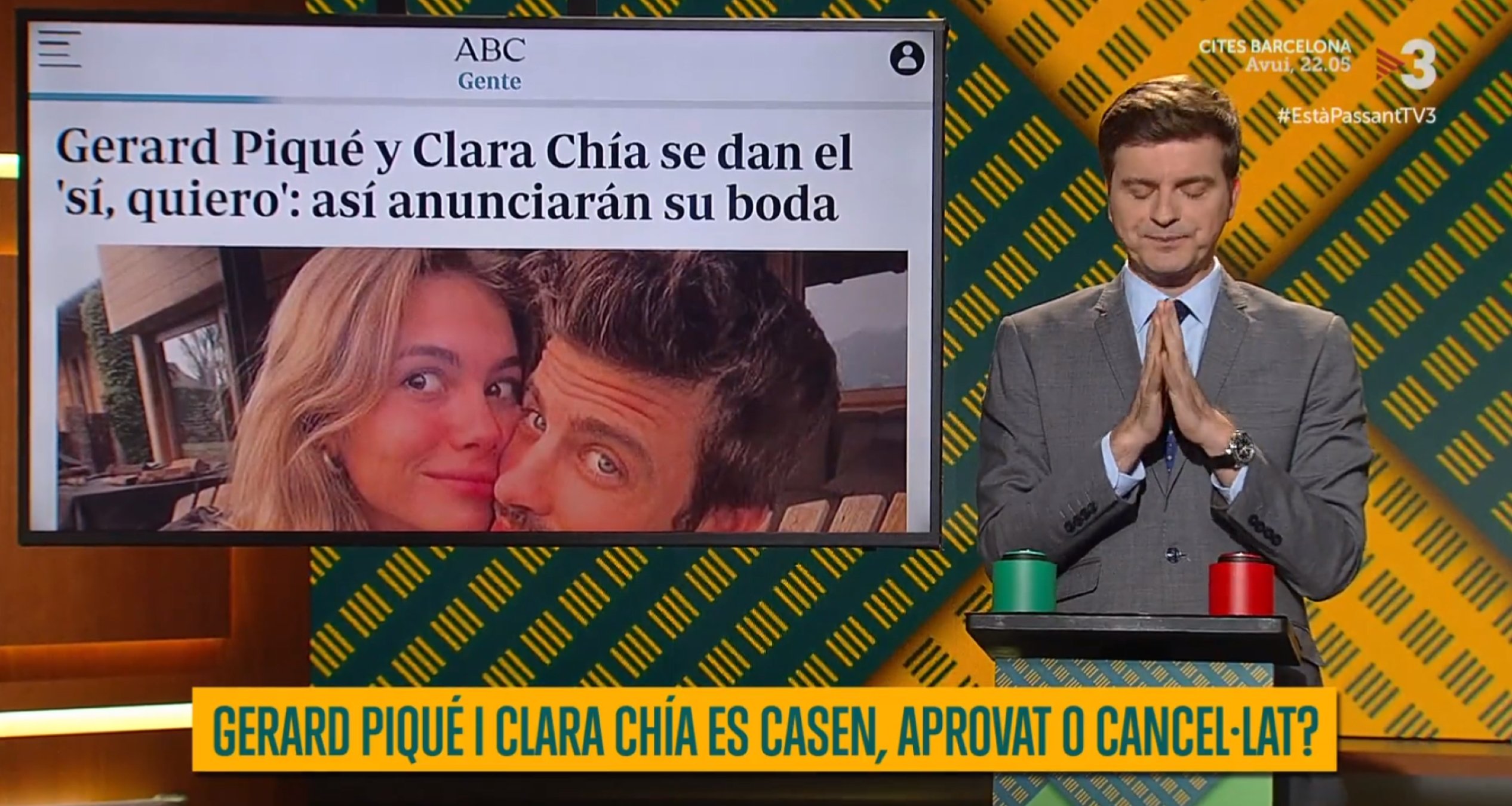 Marc Giró desmonta la boda de Piqué y Clara Chía, súplica desesperada en TV3