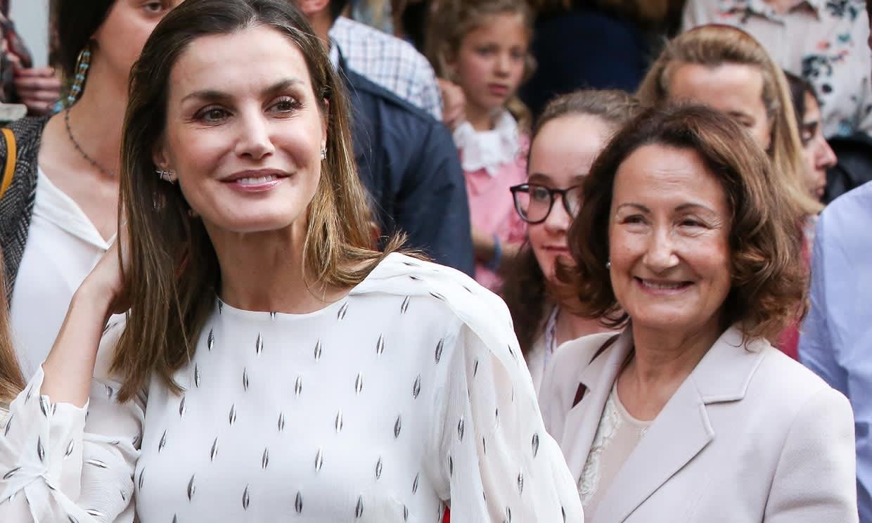 Letizia y su madre Paloma Rocasolano