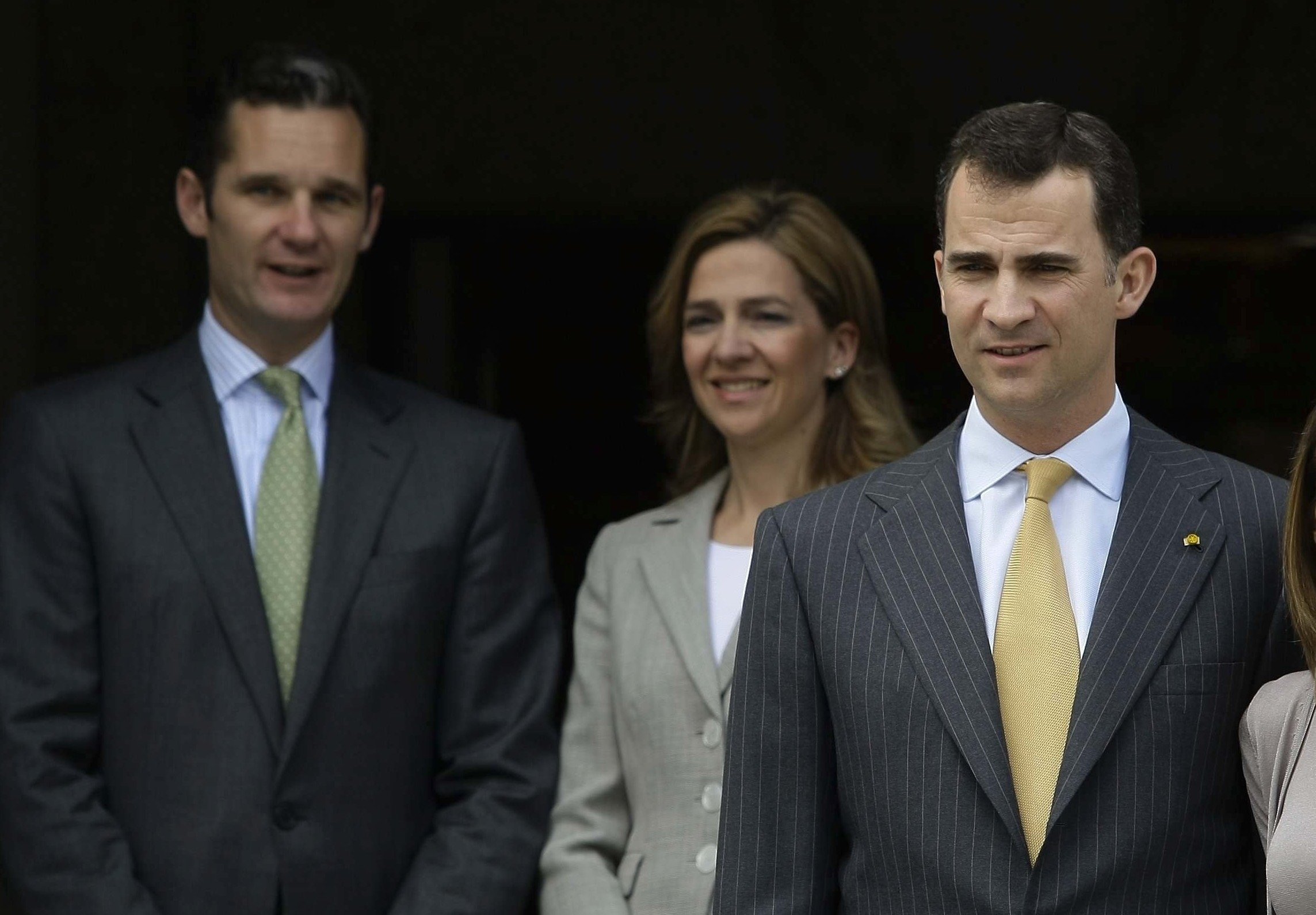 Iñaki Urdangarin, la infanta Cristina y Felipe VI