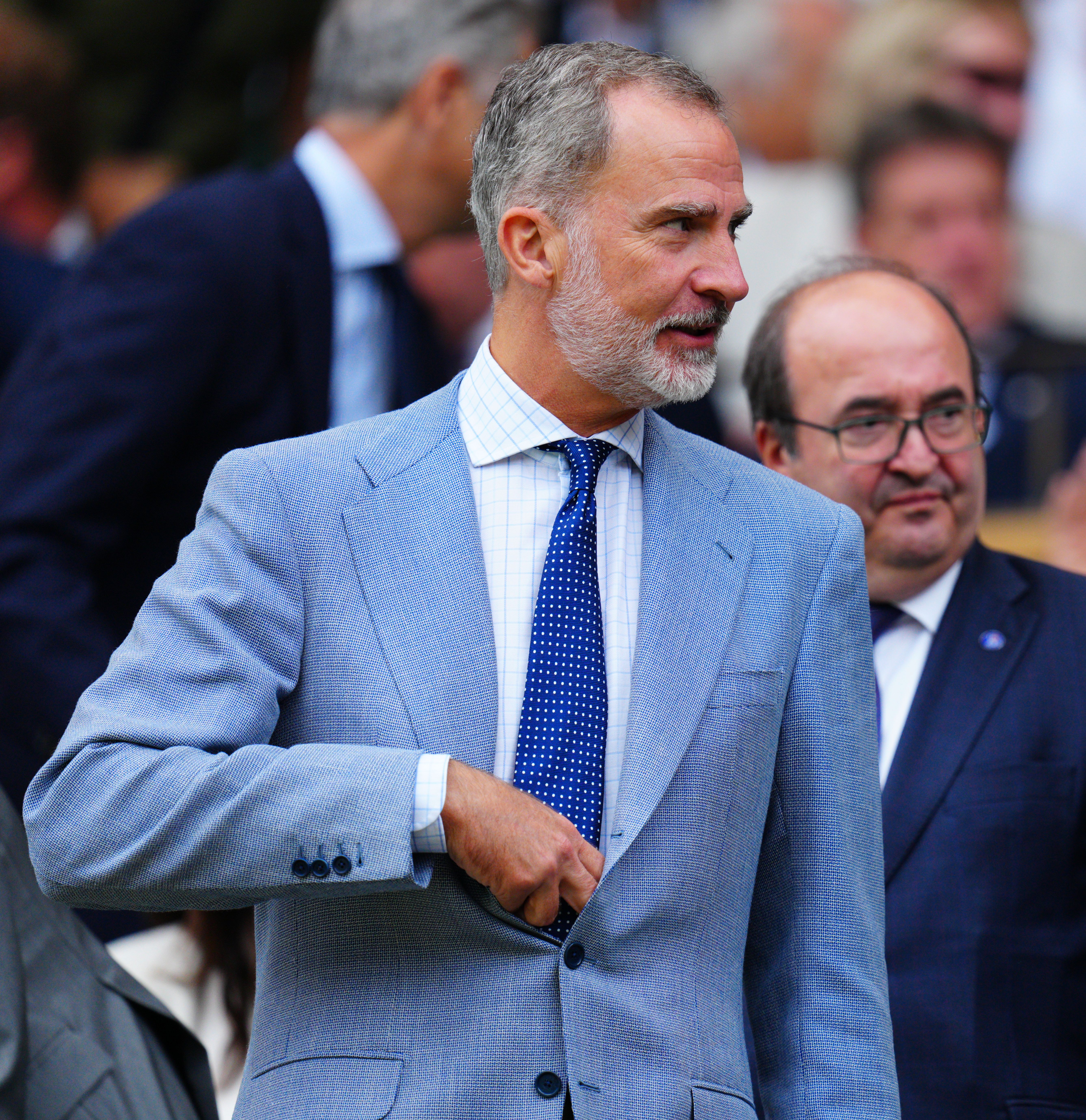 La gran mentida de l'elegància de Felip a Wimbledon: fotos vestit com un hortera