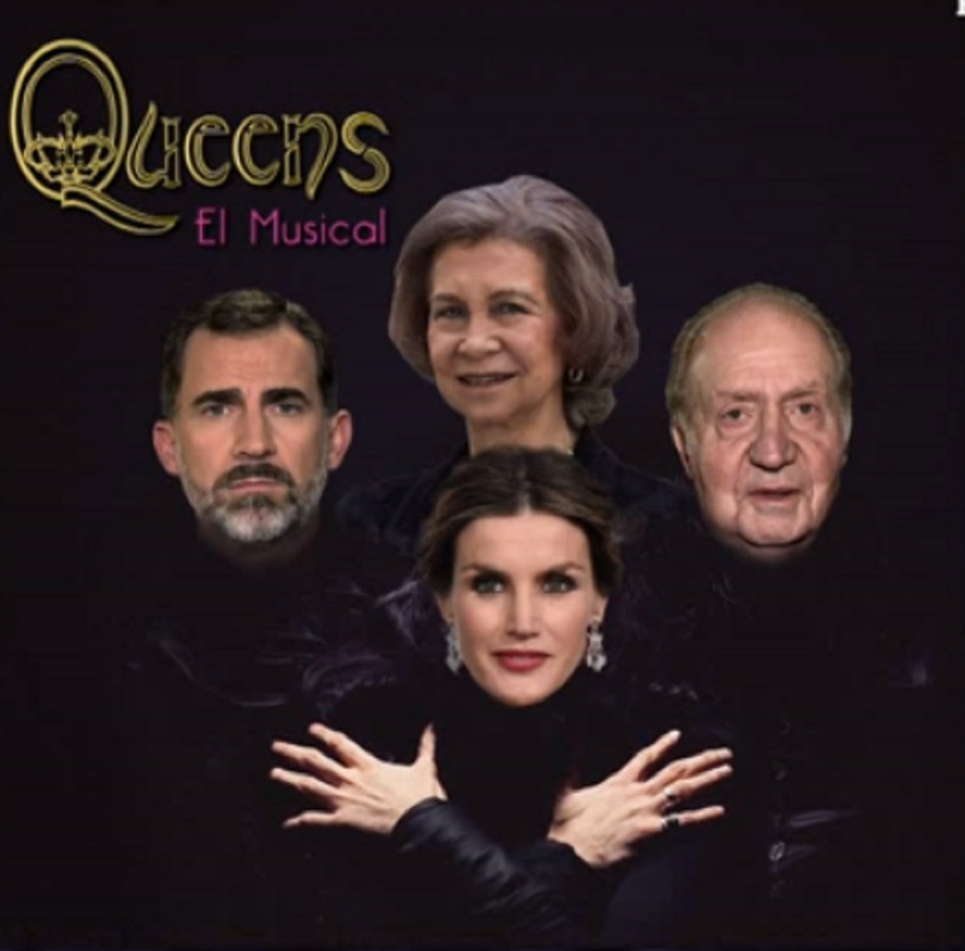 Wyoming hace una hilarante versión de Queen con Letizia y Sofía peleadas