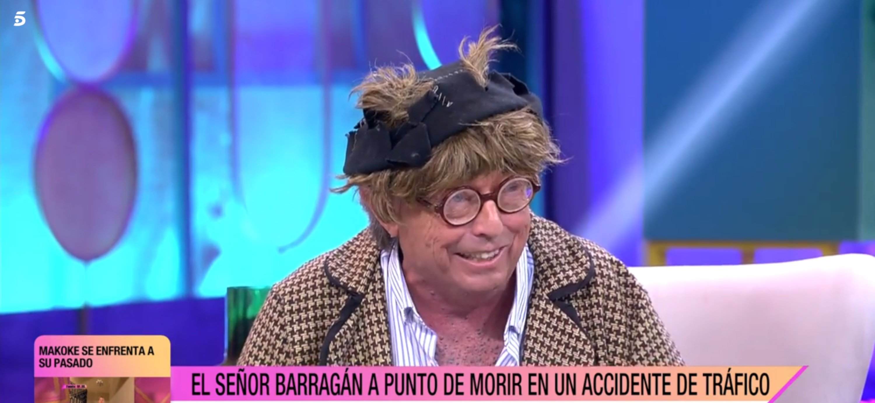 El Señor Barragán a punto de morir a los 77 años en un grave accidente de coche