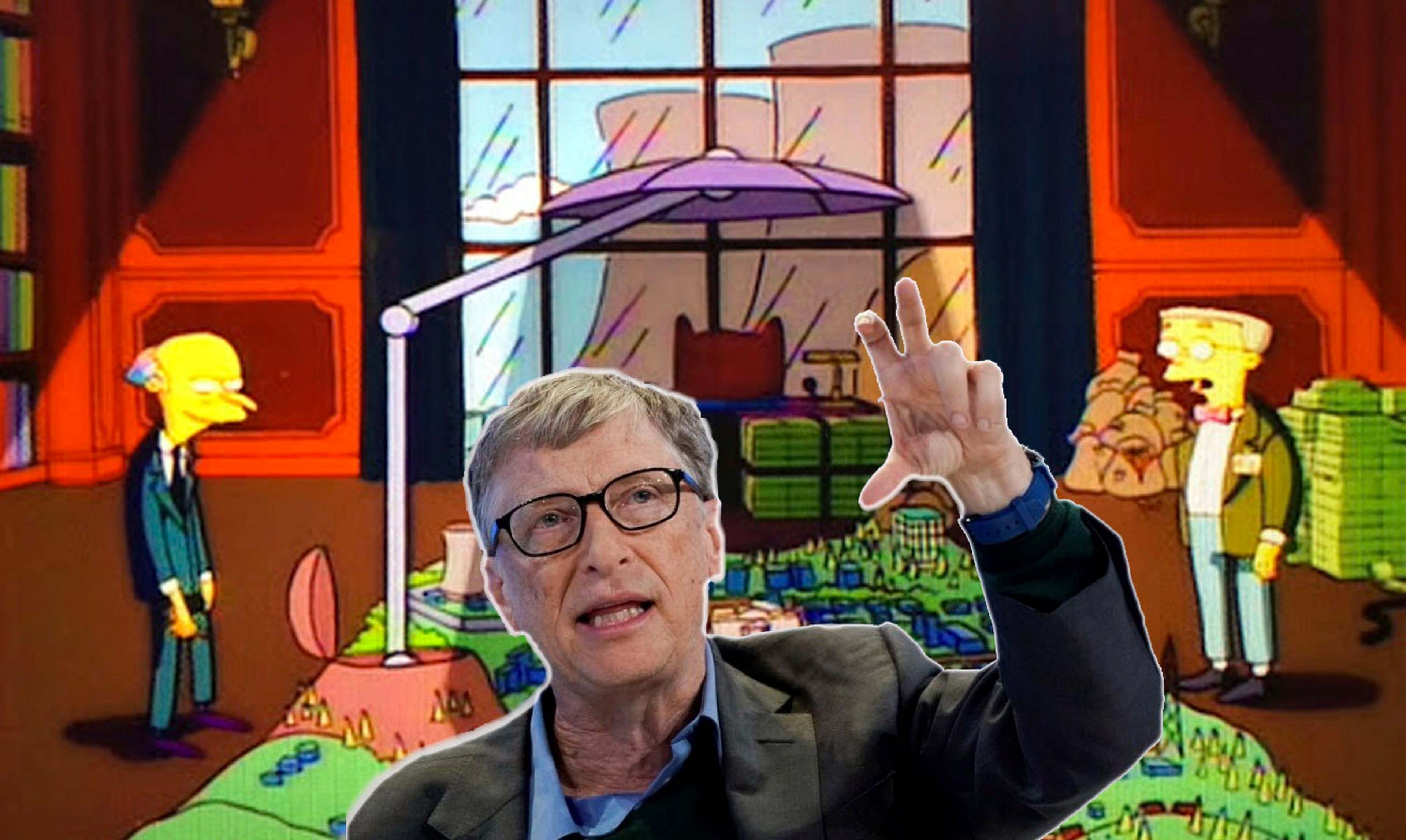 Bill Gates es en realidad el señor Burns de ‘Los Simpsons’ y su plan nos lo muestra