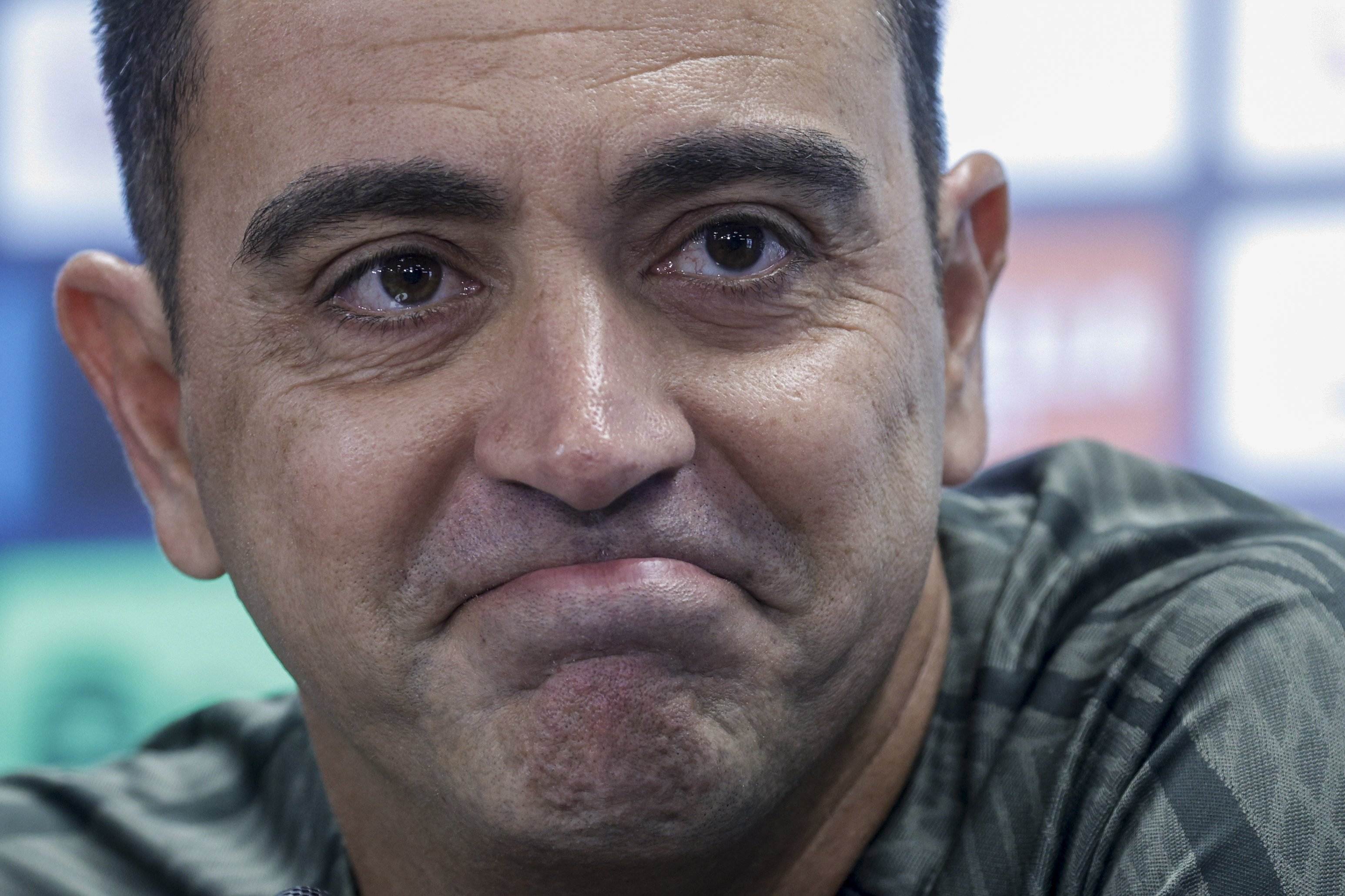 Xavi Hernández defensa el català a la roda de premsa de condemna a Luis Rubiales