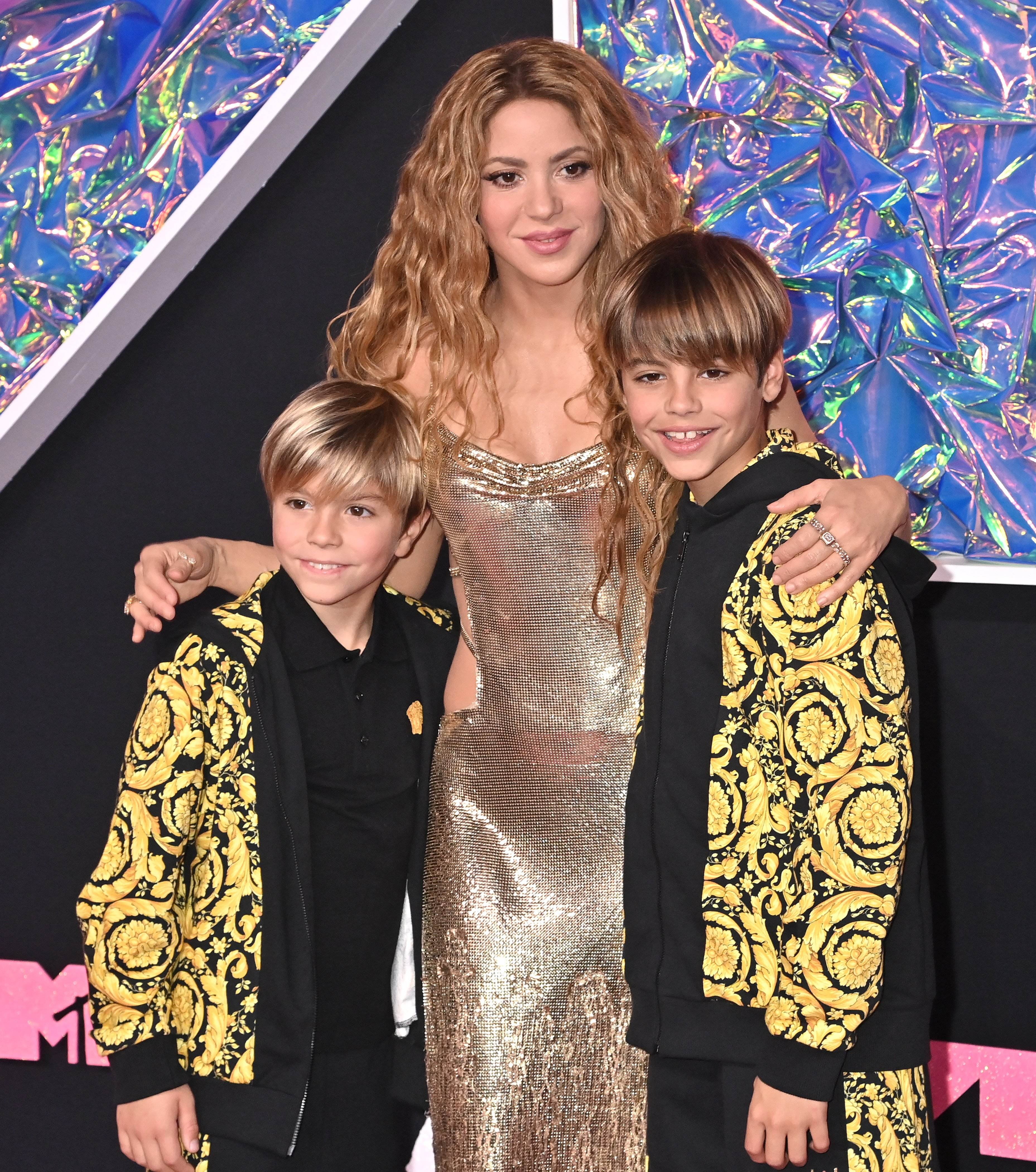 Sasha y Milan, los hijos de Shakira, un desastre en el colegio de Miami