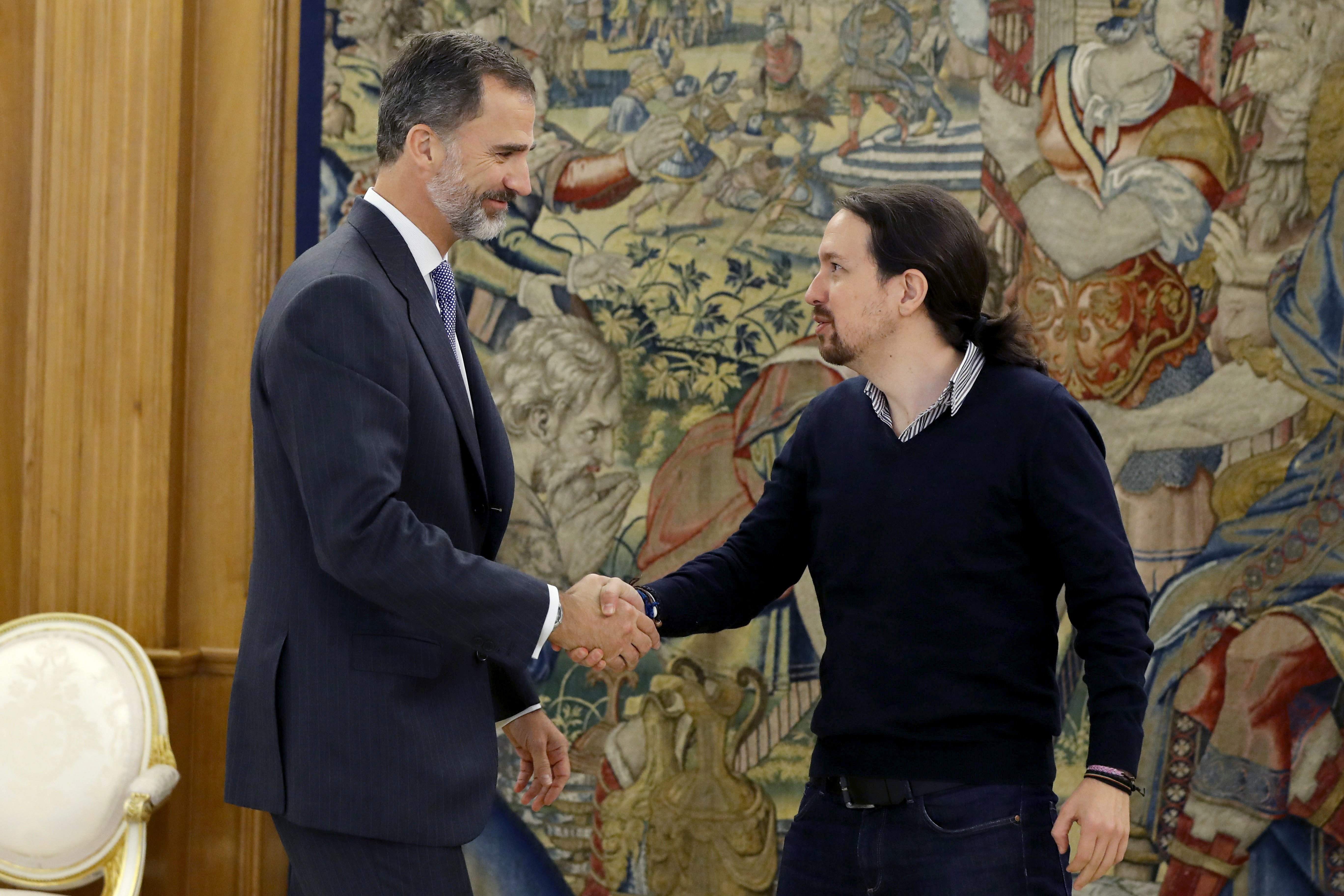 Pablo Iglesias: "Felip VI és del PP i Joan Carles un franquista corrupte"