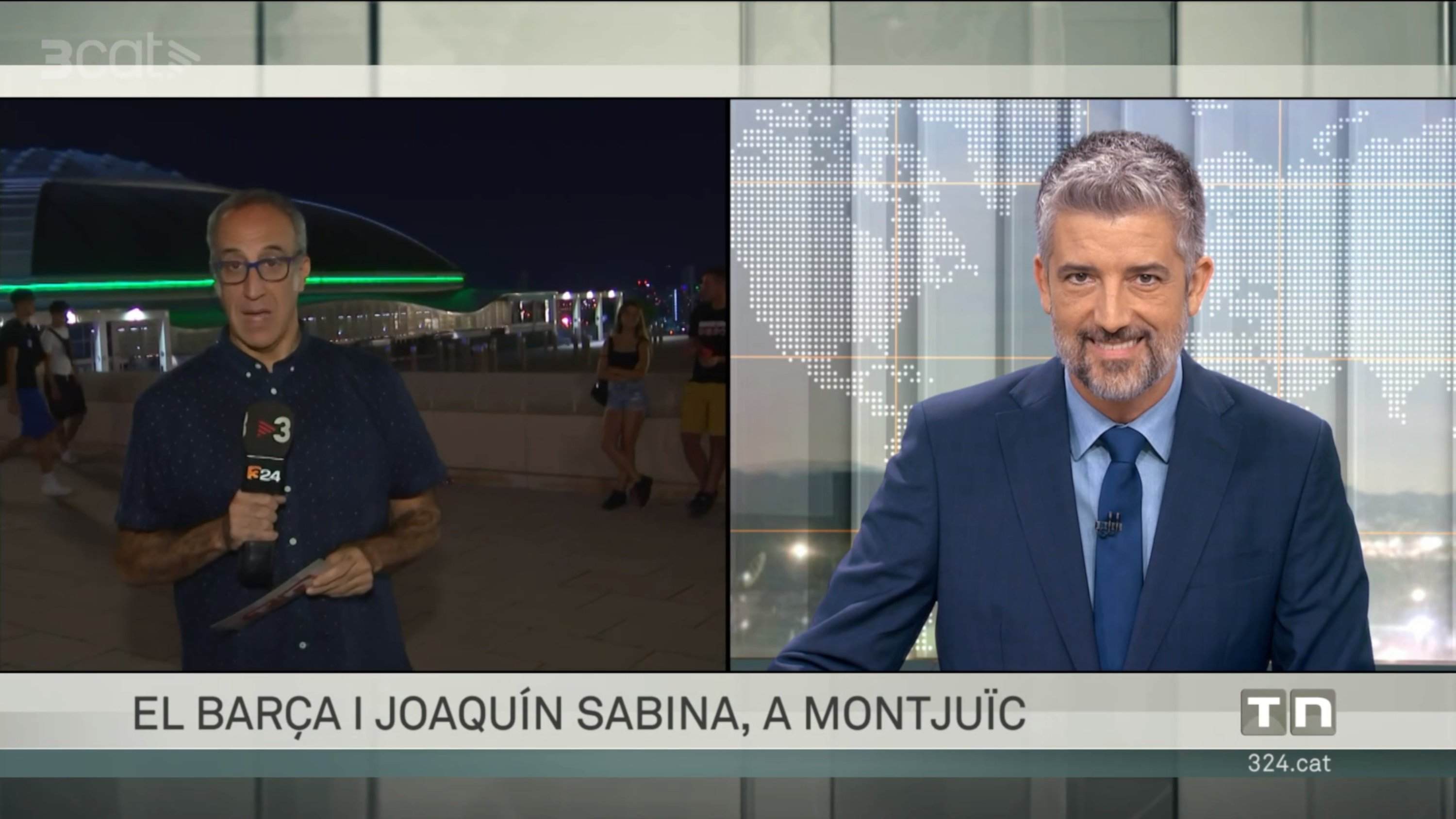 Un fan de Sabina ensenya el cul a Catalunya en ple TN: fabulosa reacció de Cruanyes