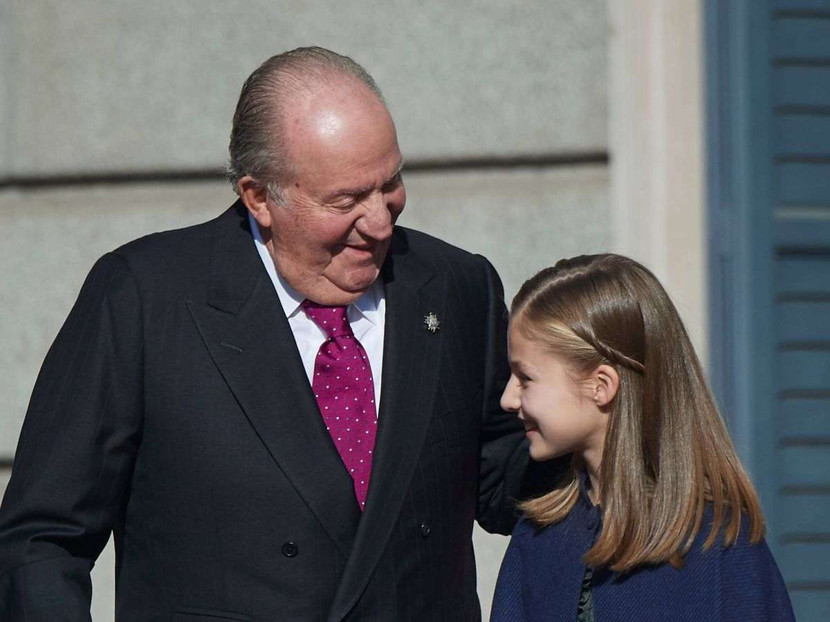 Juan Carlos I, a lágrima viva al ver a su nieta Leonor por TikTok