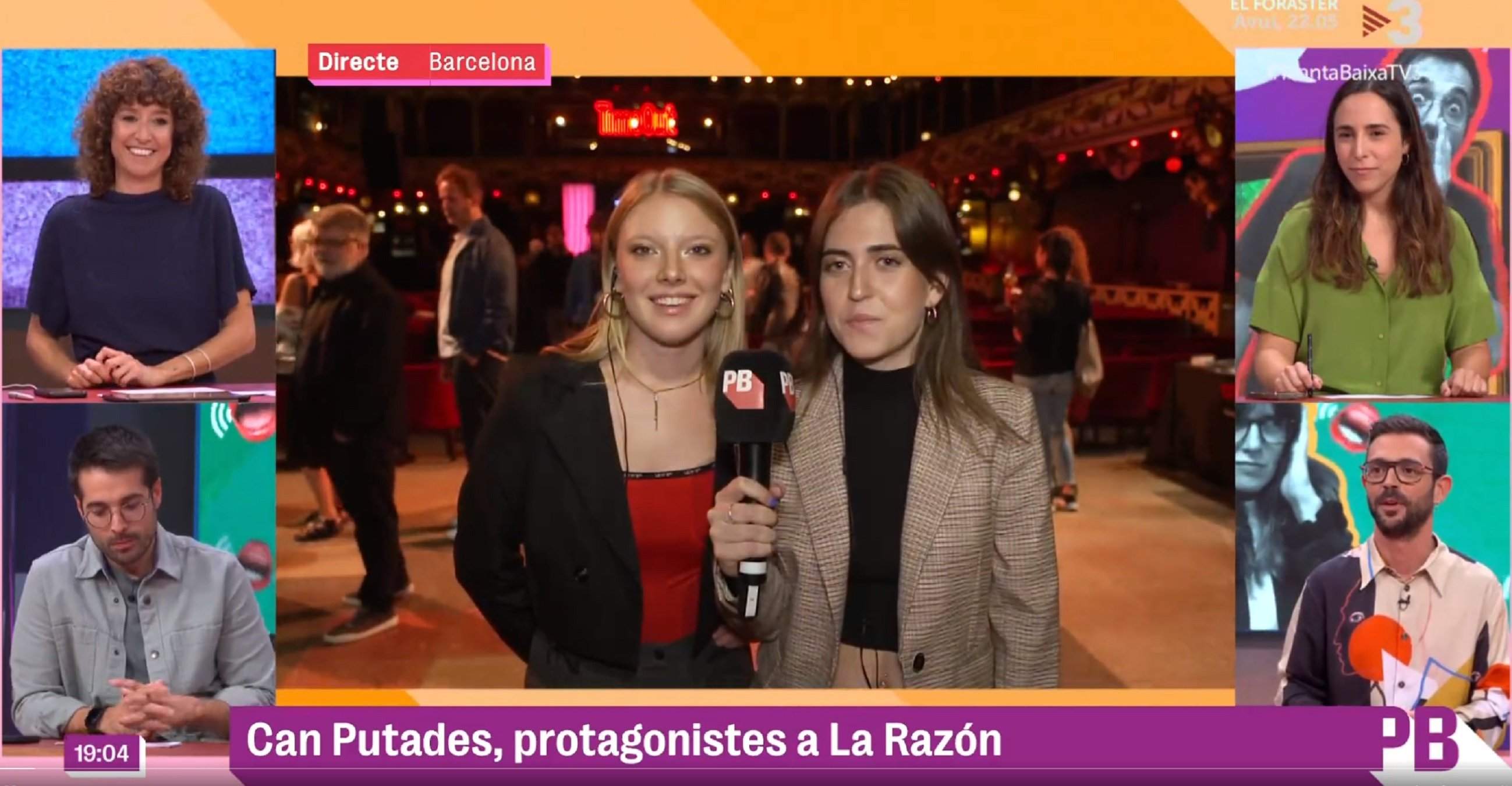 Dues noies catalanes ensorren 'La Razón' a TV3 per catalanòfobs. Agnès Marquès aplaudeix amb les orelles