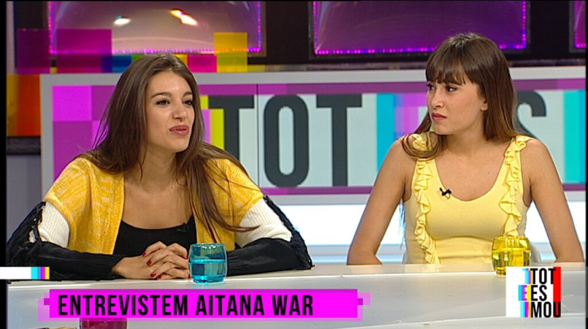 Aitana i Ana Guerra, de groc a TV3: "Iré de amarillo cuando me dé la gana"