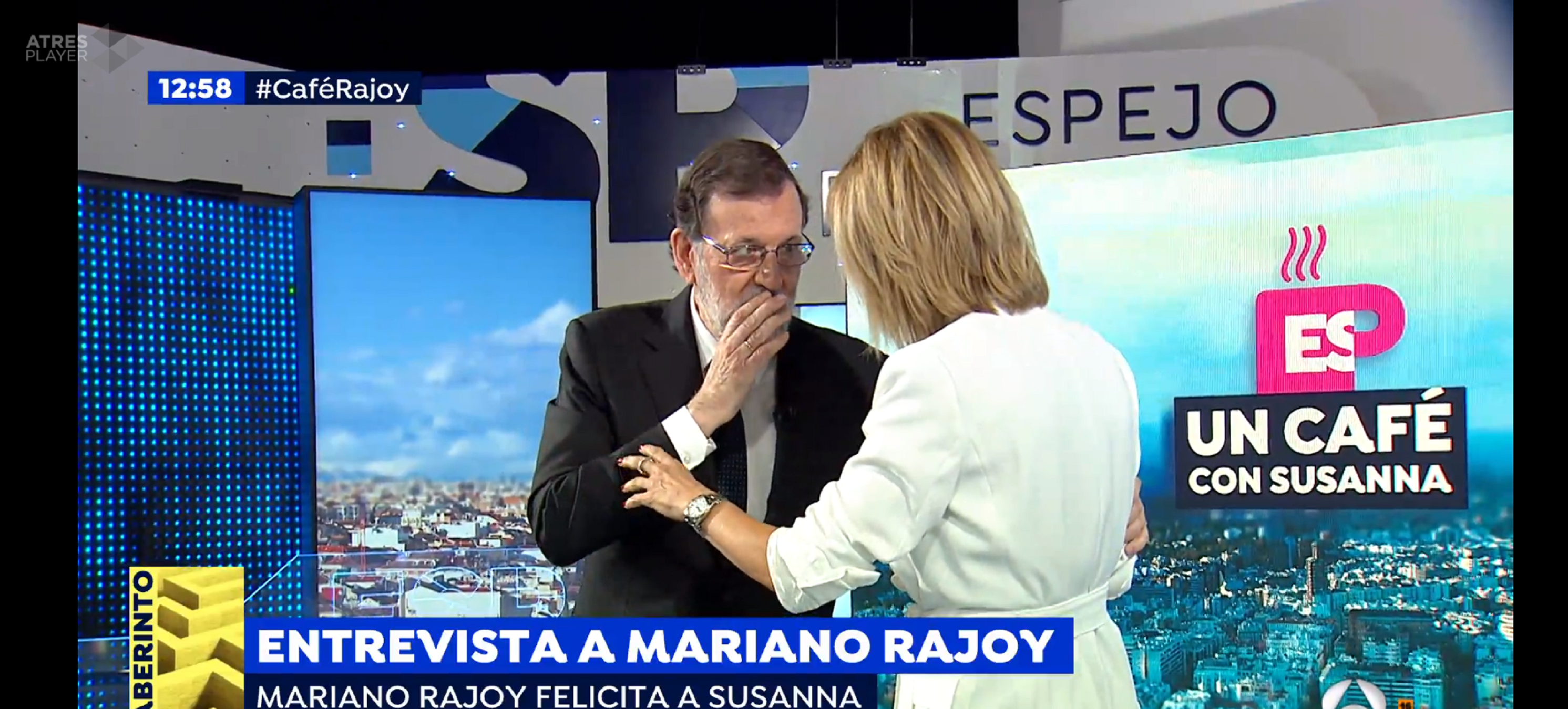 Qué le ha dicho Rajoy a Susanna Griso creyendo que el micro estaba cerrado