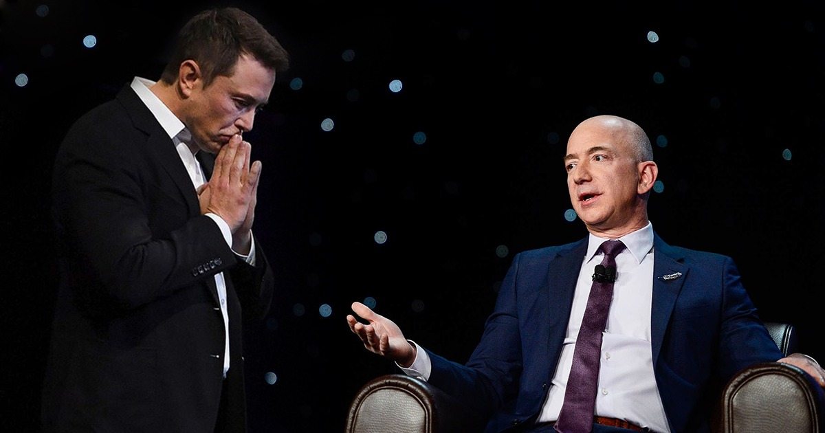 Jeff Bezos necesita a Elon Musk para ser un rico funcional en su yate