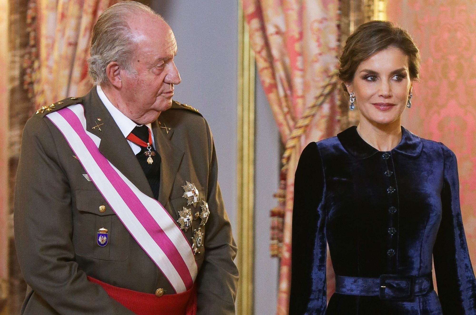 Juan Carlos I y Letizia