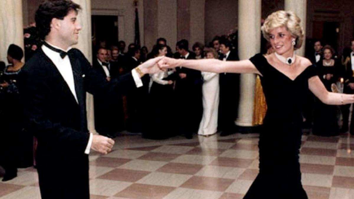 El día que Lady Di cumplió su sueño de bailar con John Travolta, en la Casa Blanca