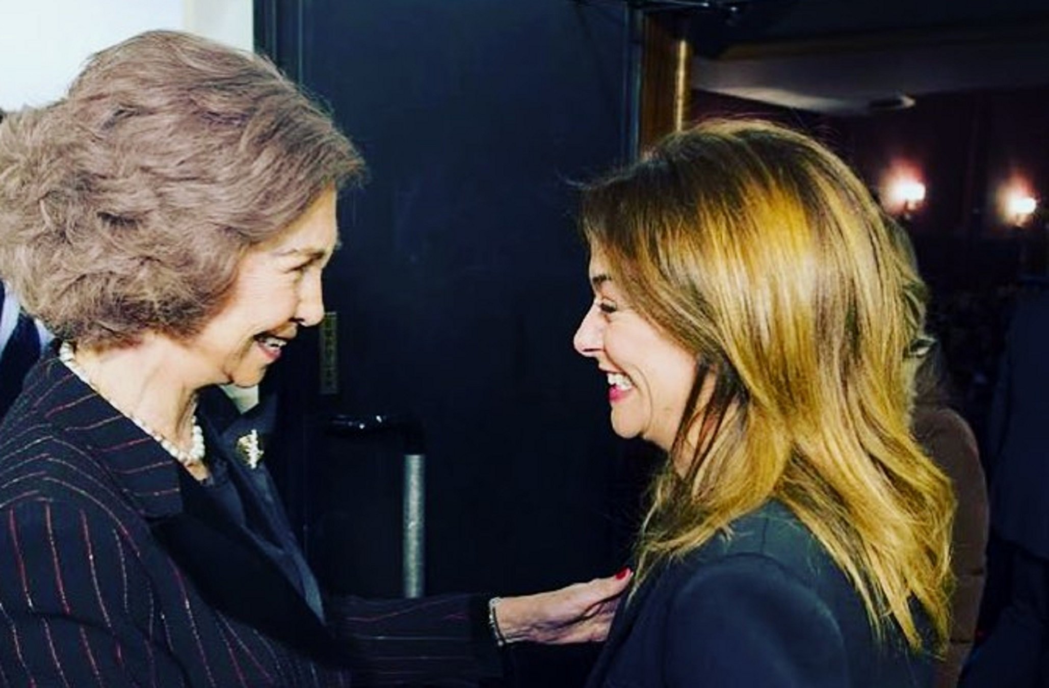 La reina Sofia truca a Toñi Moreno: “M’agrada el teu programa”