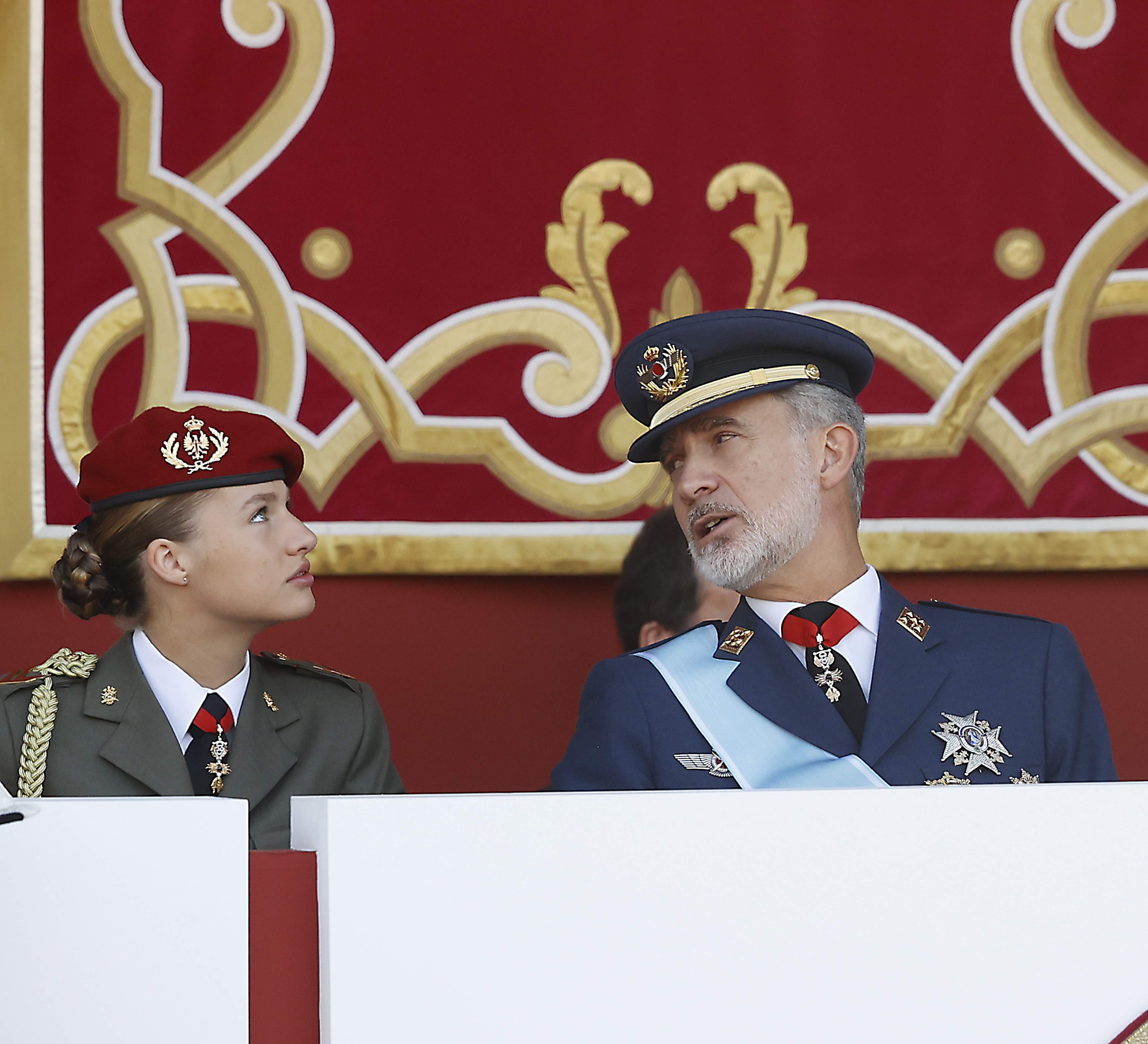 Leonor echa de Zaragoza a su madre, Letizia