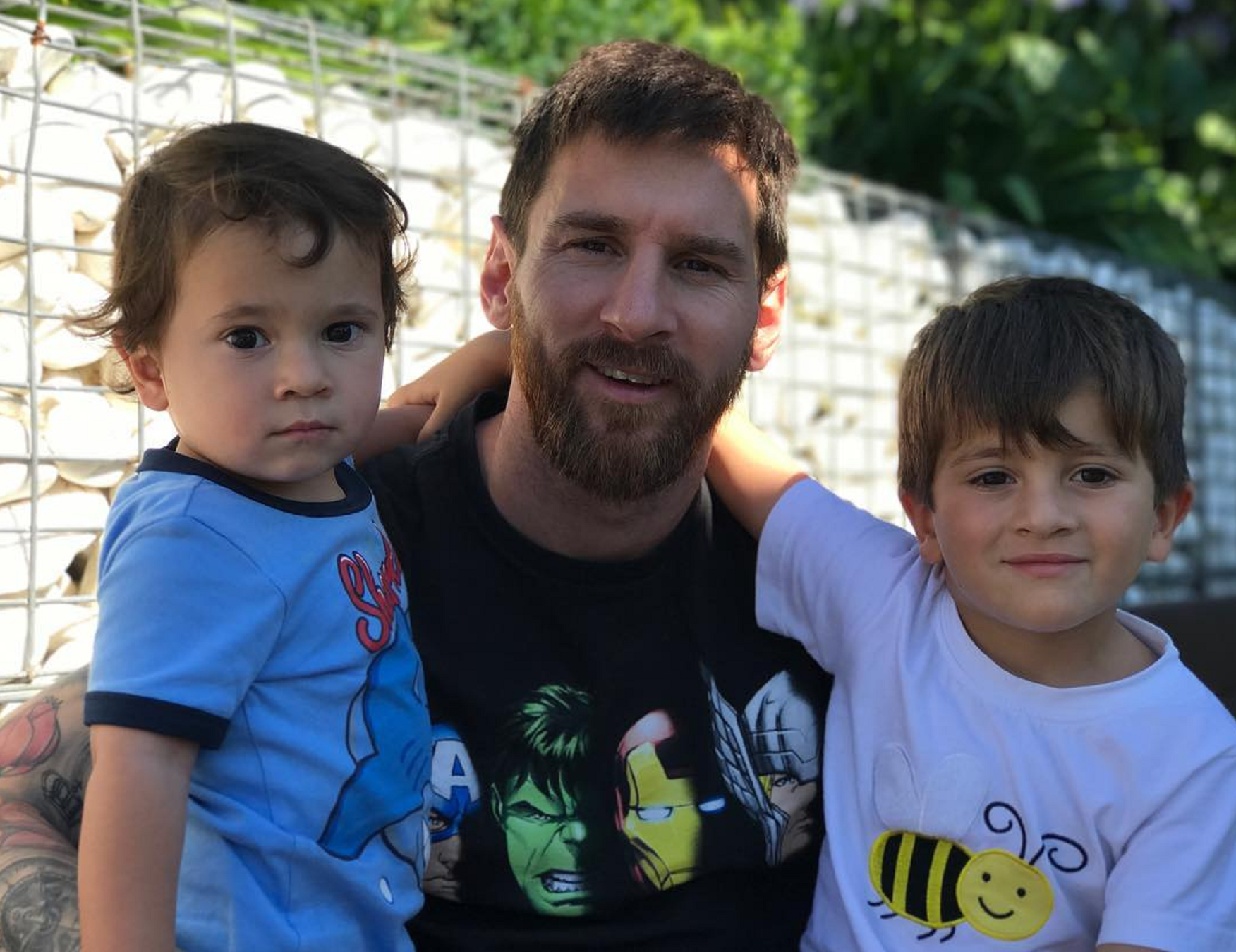 El viral vídeo dels fills de Messi animant el seu pare