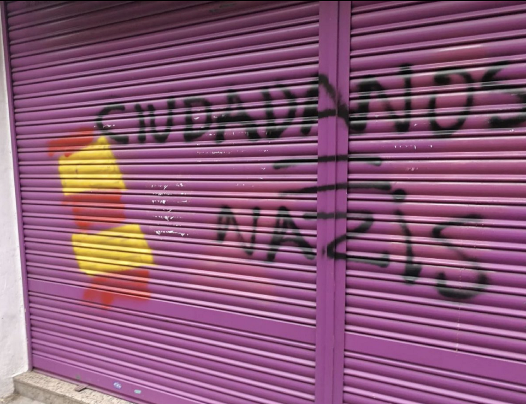 Rahola ataca Albert Rivera per haver manipulat un grafiti i criminalitzat indepes