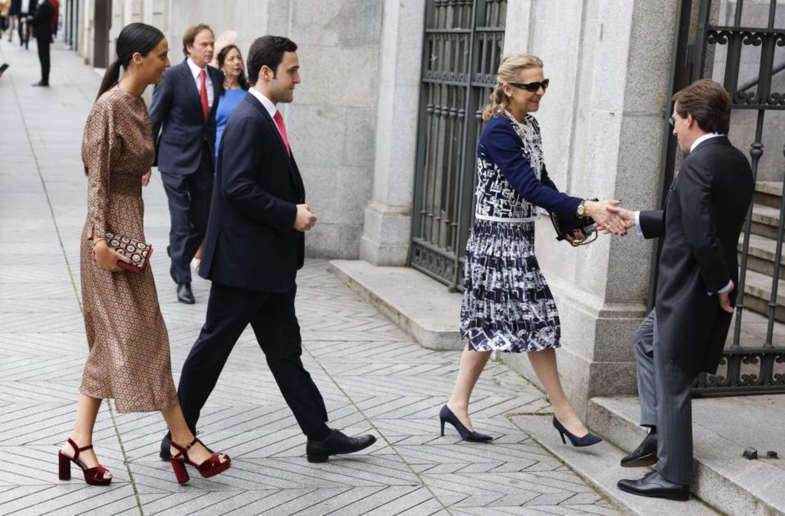 Victoria Federica, Froilan i Elena a la boda d'Almeida   EFE