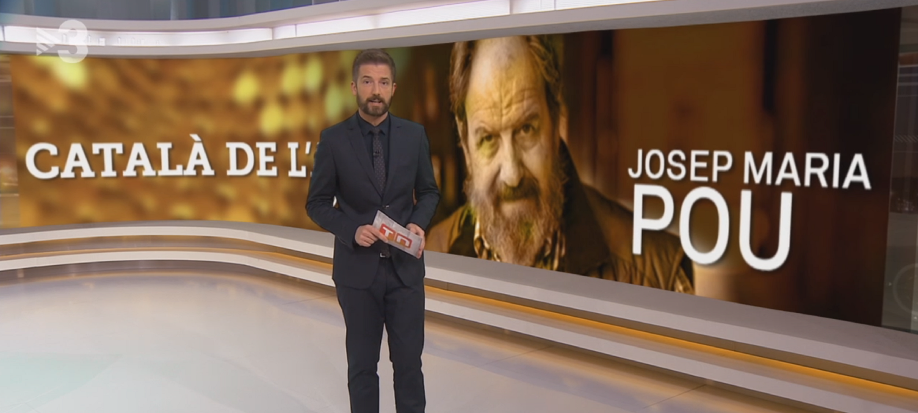 TV3 no emitió el discurso del Catalán del Año 2016 que llevaba lazo amarillo