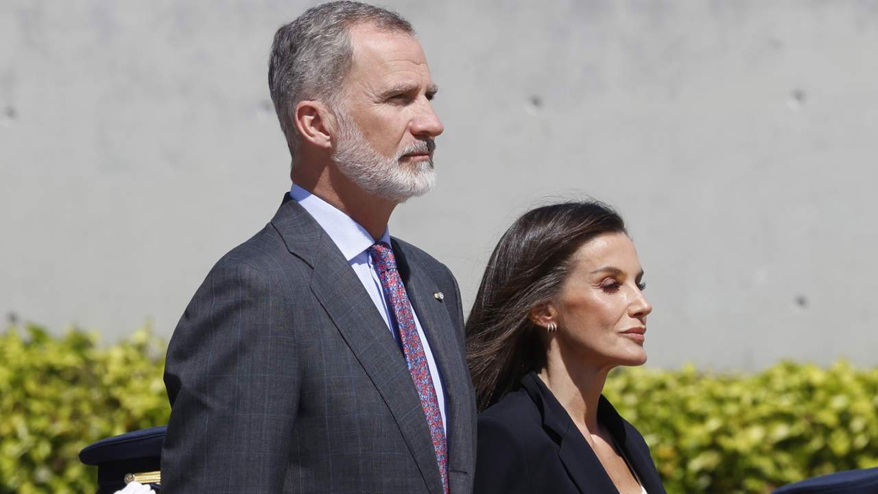 Felipe y Letizia reciben a Guillermo y Máxima