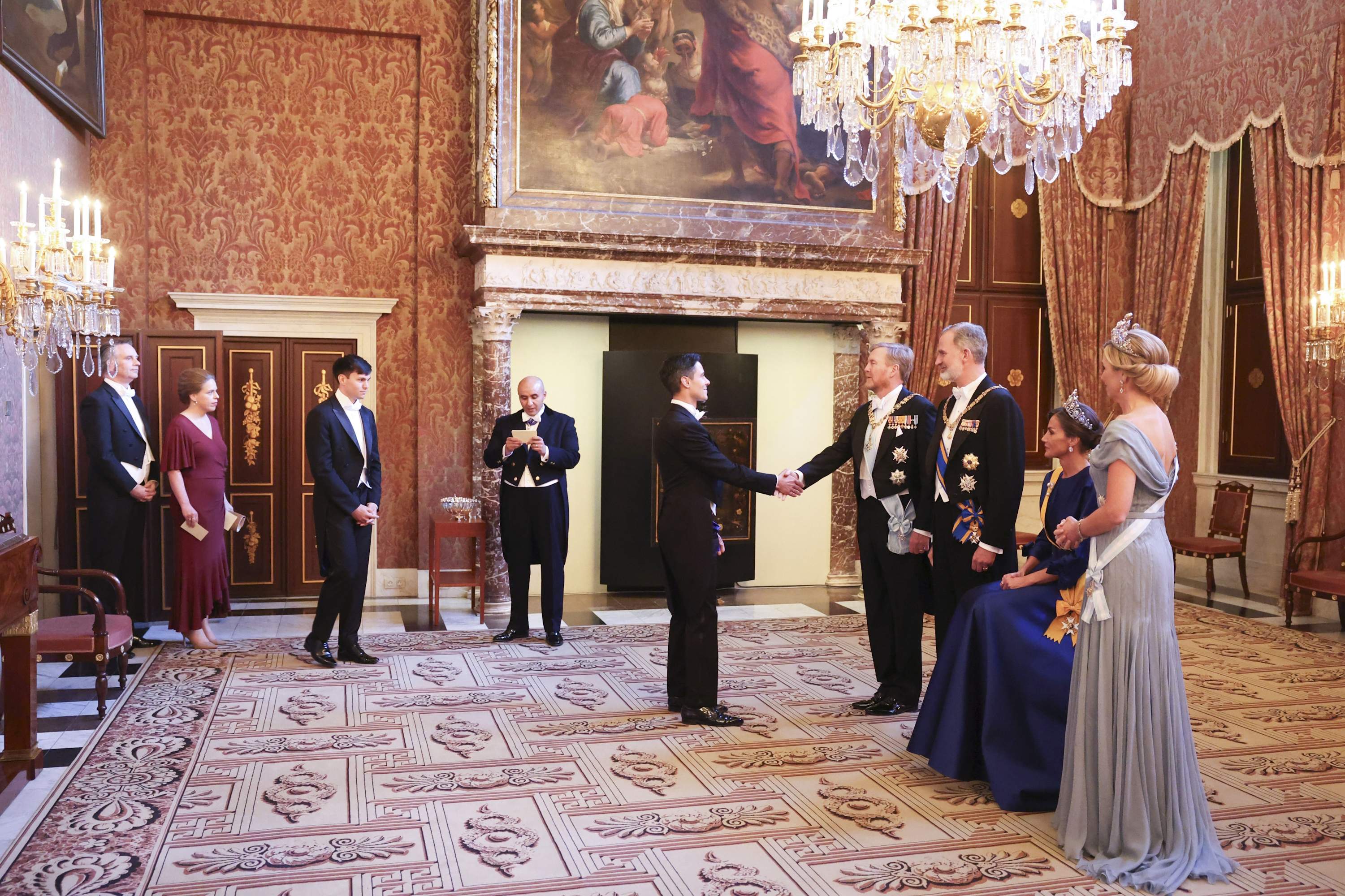 Màxima d'Holanda i Letícia, vergonya en el sopar de gala al Palau Reial d'Amsterdam