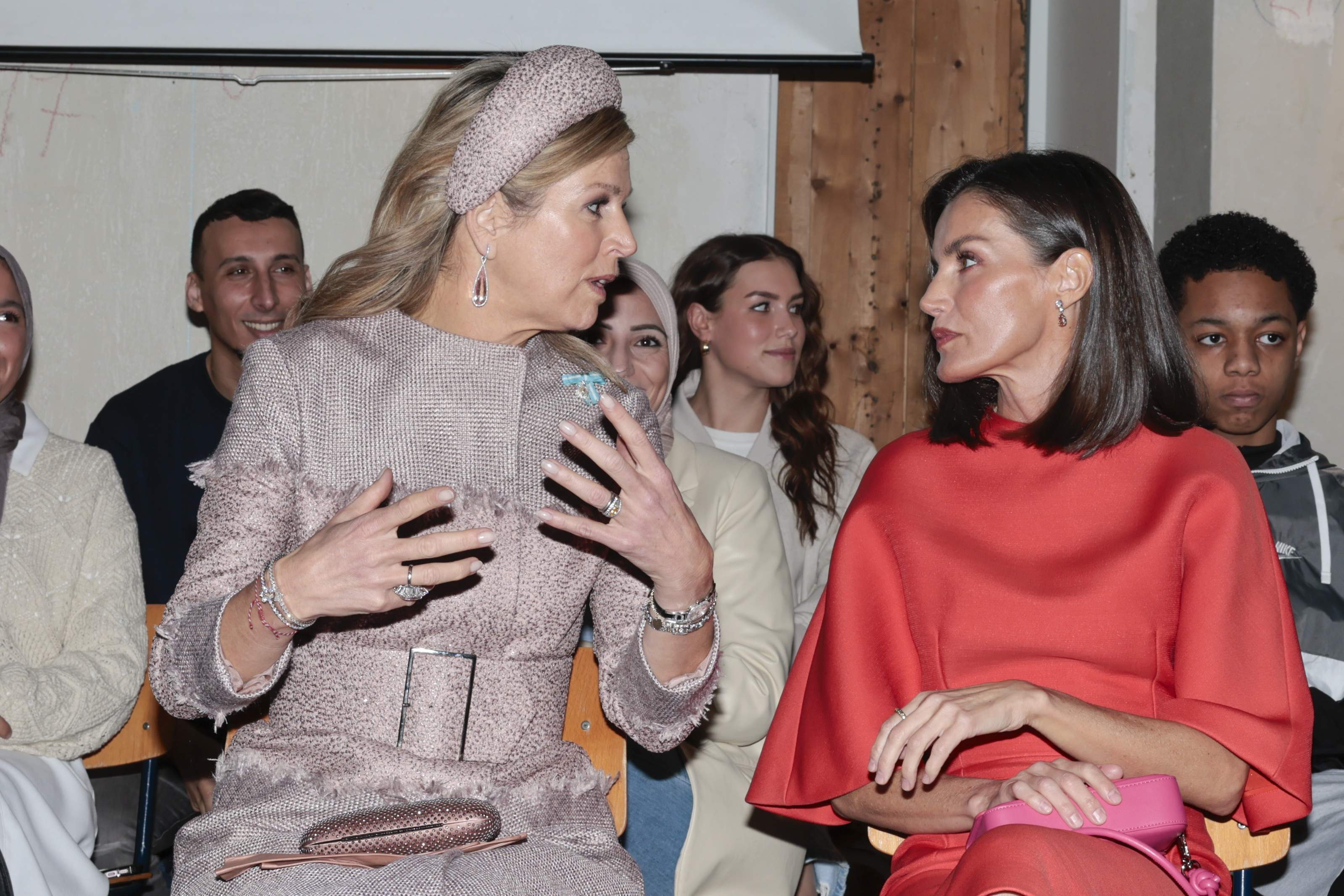 Máxima de Holanda hostil con periodistas españoles, así les ha hablado ante Letizia