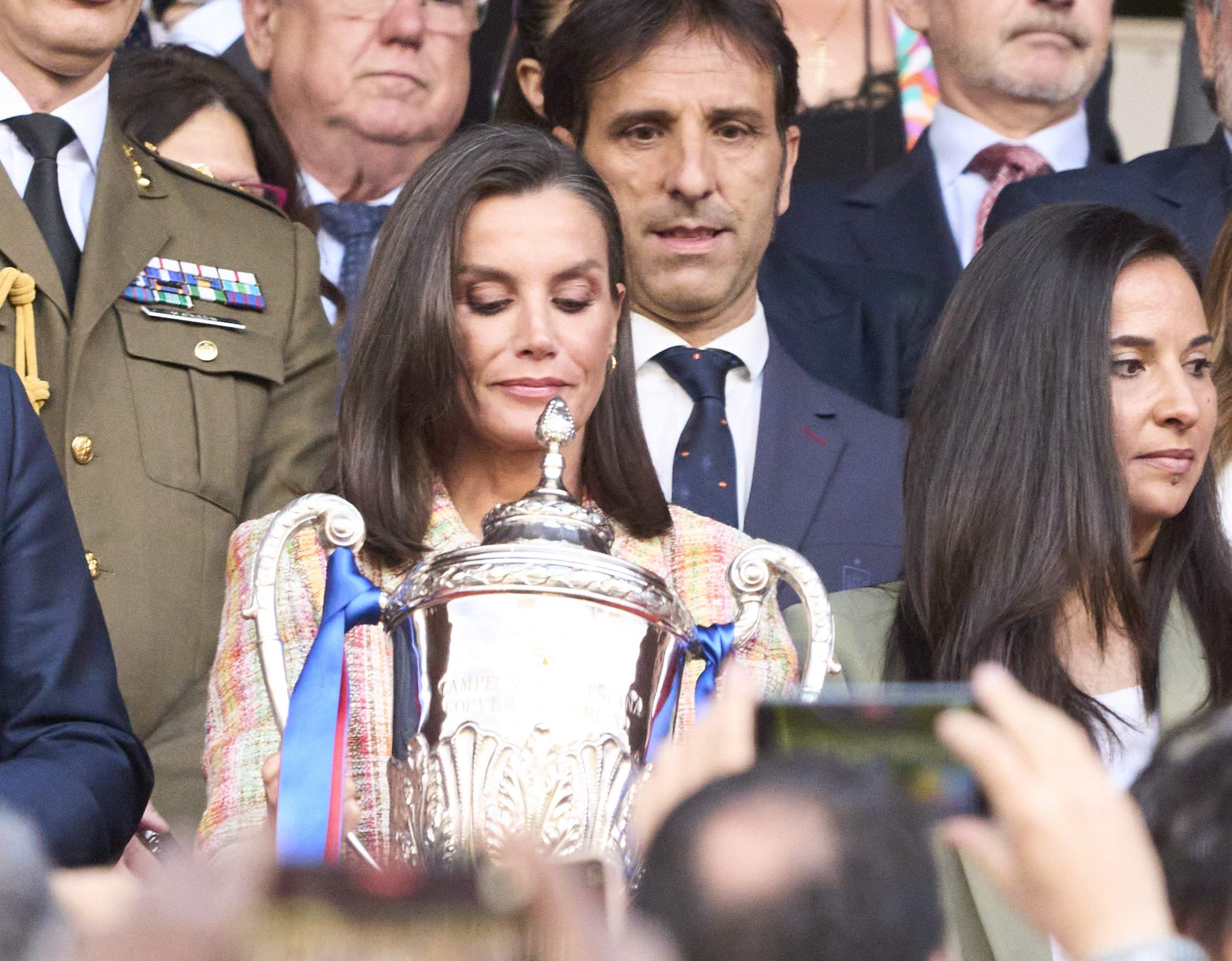 Letícia manaire i avorrida a la final de Copa del Barça, volia fotre el camp