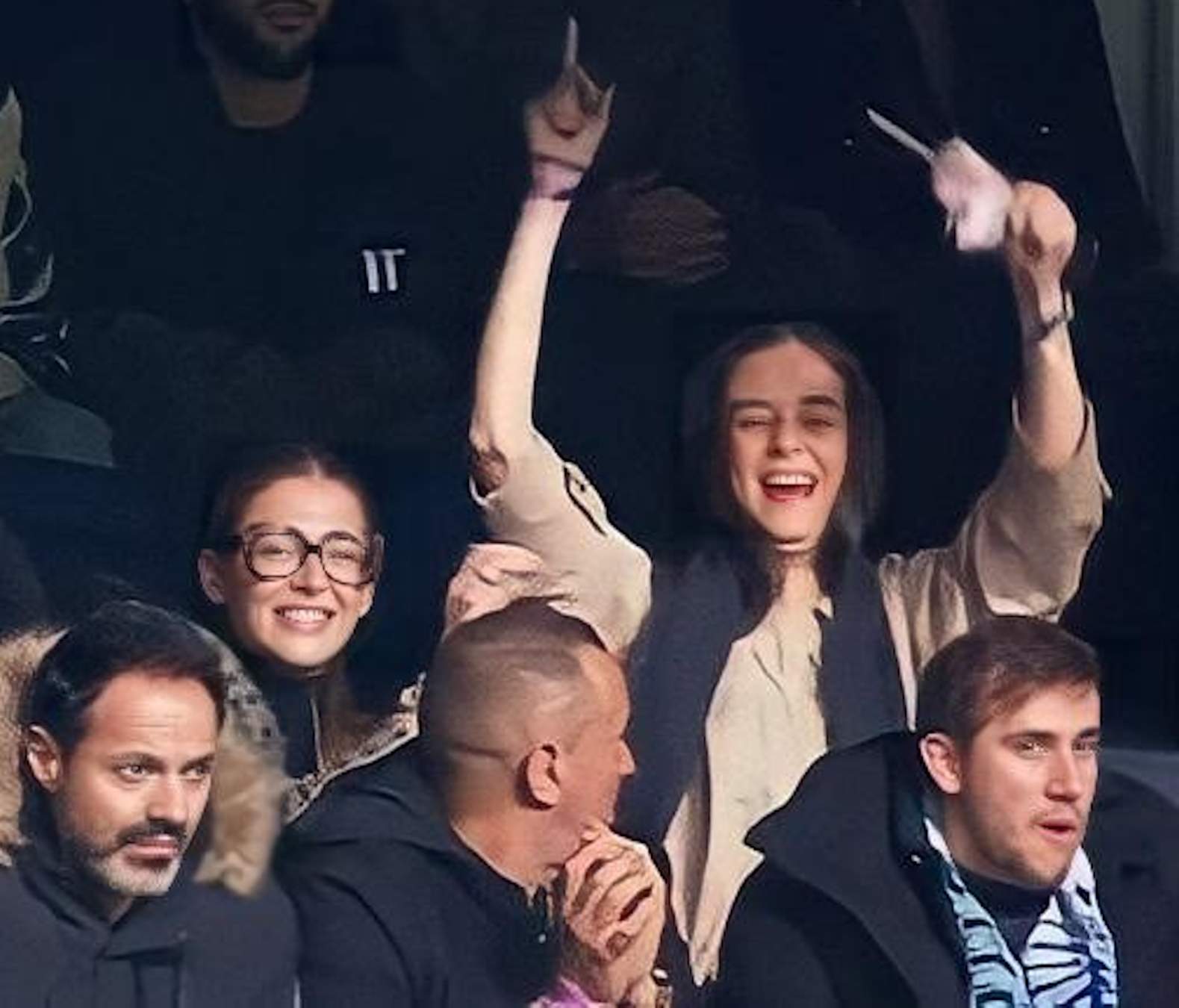 La merengue Victoria Federica, juerga con polémica en la gran noche del Barça