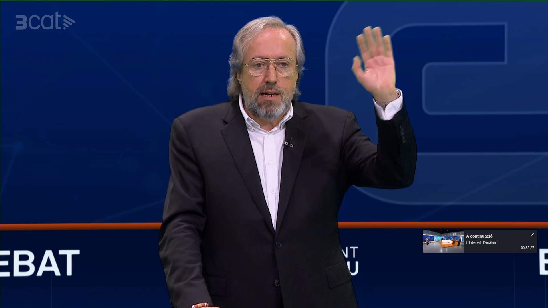 Bronca de Girauta a TV3 i s'enfronta a Xavi Coral: "Este debate está trucado"