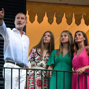 Felipe Letizia Leonor Sofia cara rara GTRES