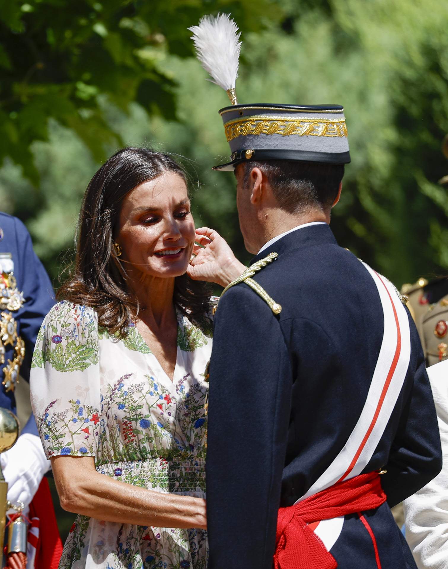 Letícia, "muy incómoda, que no cunda el pánico": un vestit i molt de vent, què s'ha vist