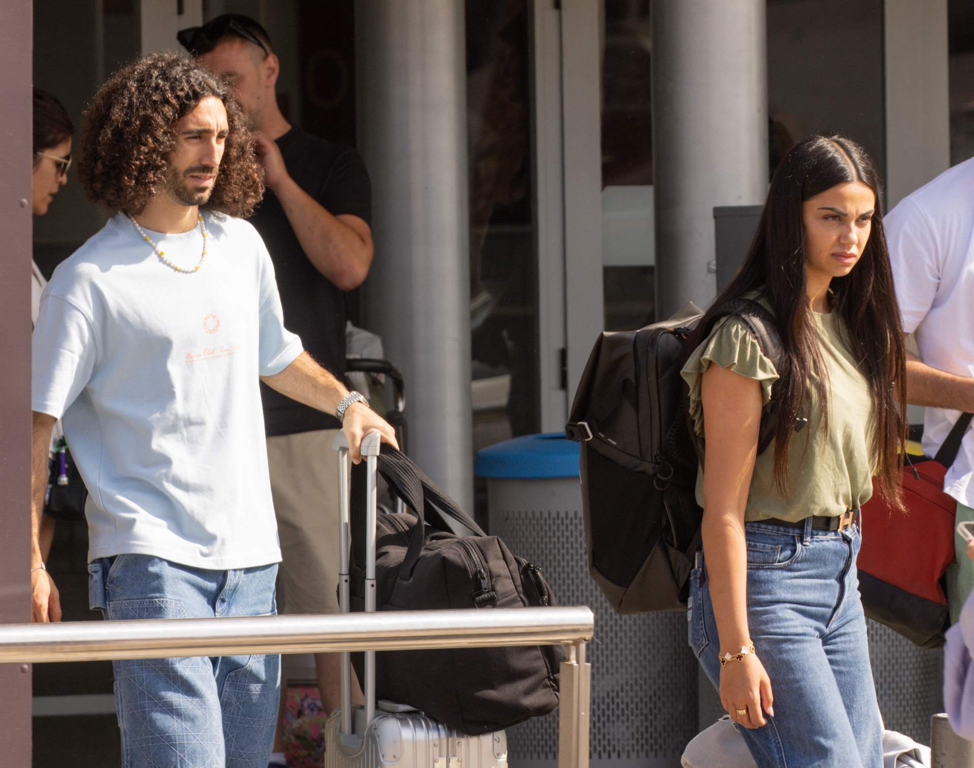 Marc Cucurella en Ibiza con bañador de lujo: 720 euros, fibrado, guapo y pelo rojo