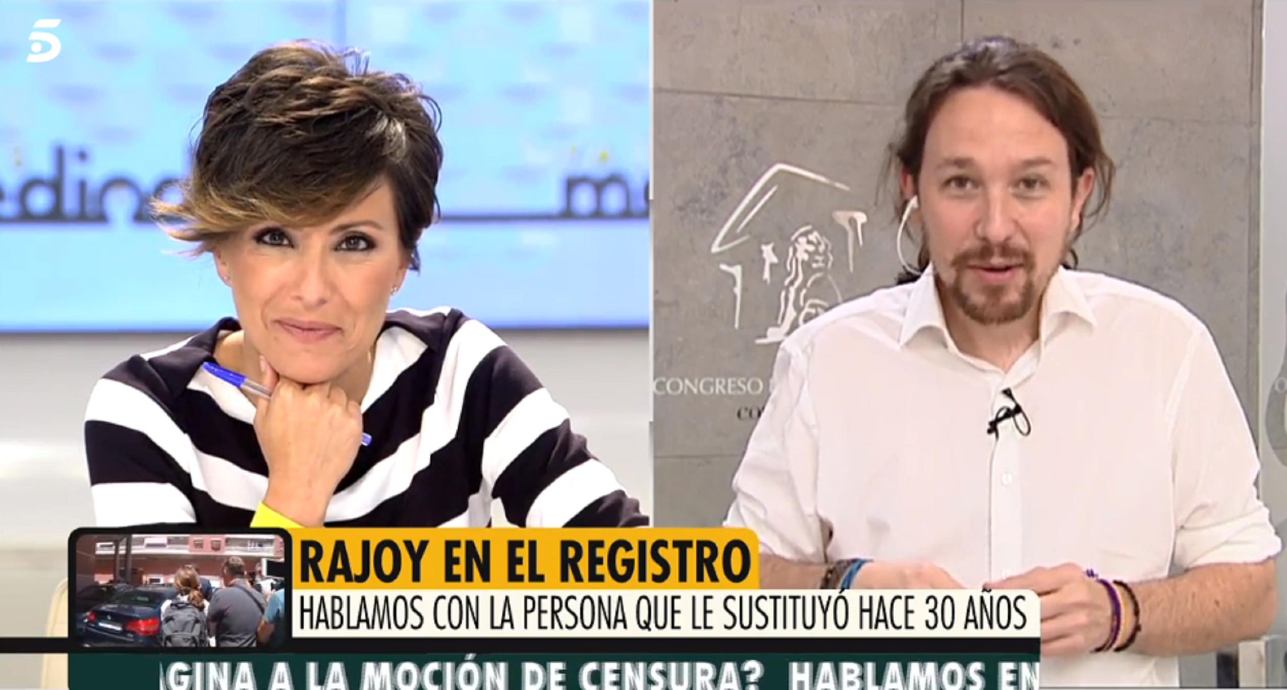 Pablo Iglesias revela en televisión qué nombres han escogido para sus hijos