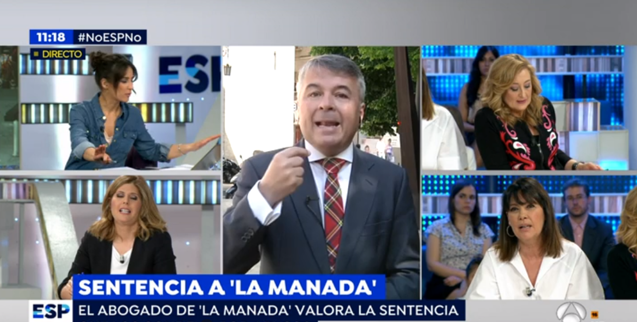 Insults a les tertulianes d'Antena 3 que critiquen La Manada: "¡Basura, histéricas!"