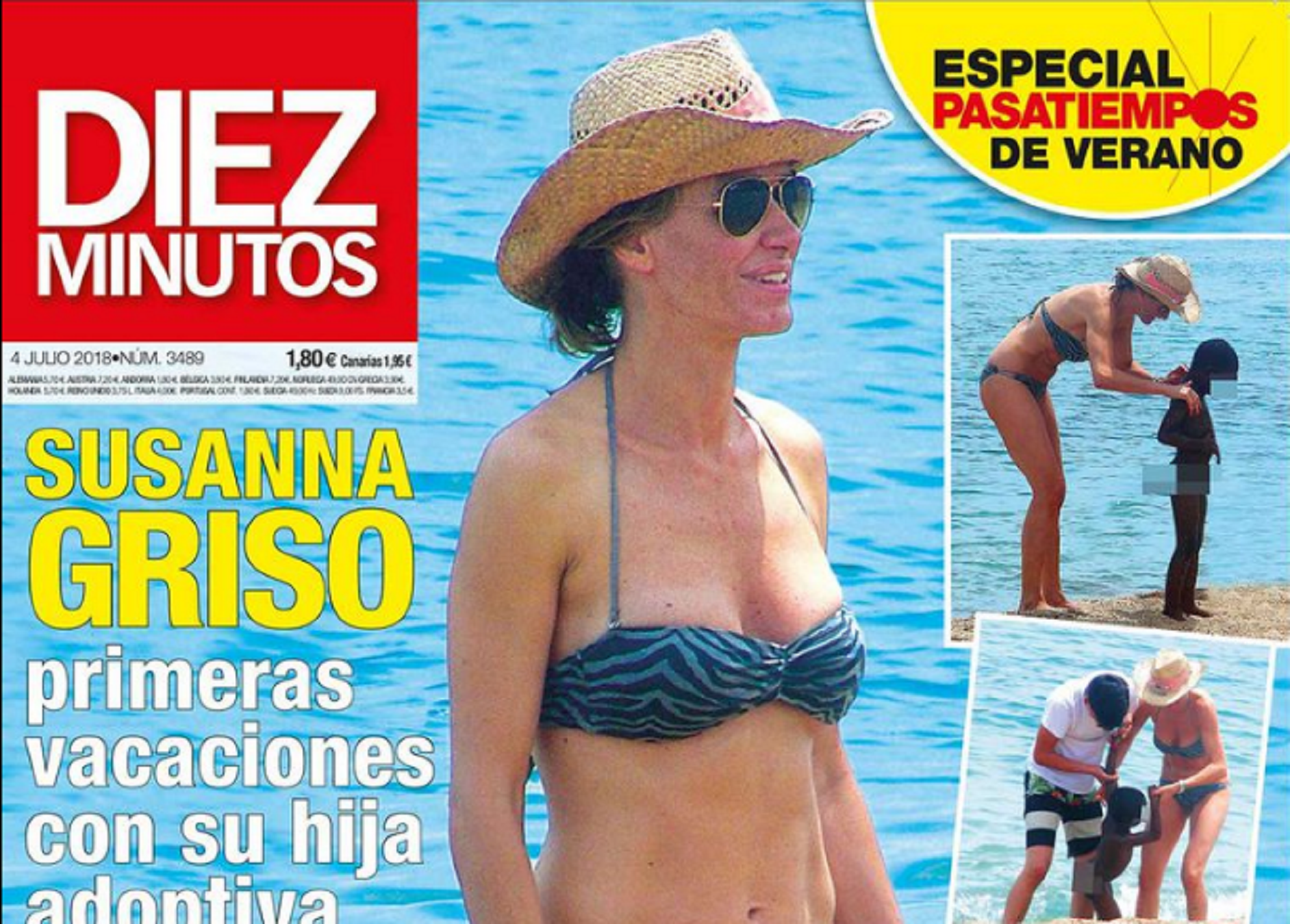 Roban imágenes de Susanna Griso y su hija en la Costa Brava