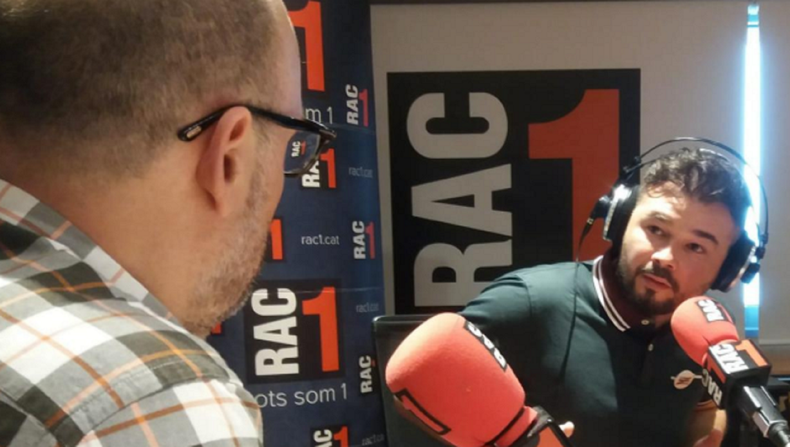 Florentino Pérez confronta els tertulians de RAC1 i Rufián hi posa pau