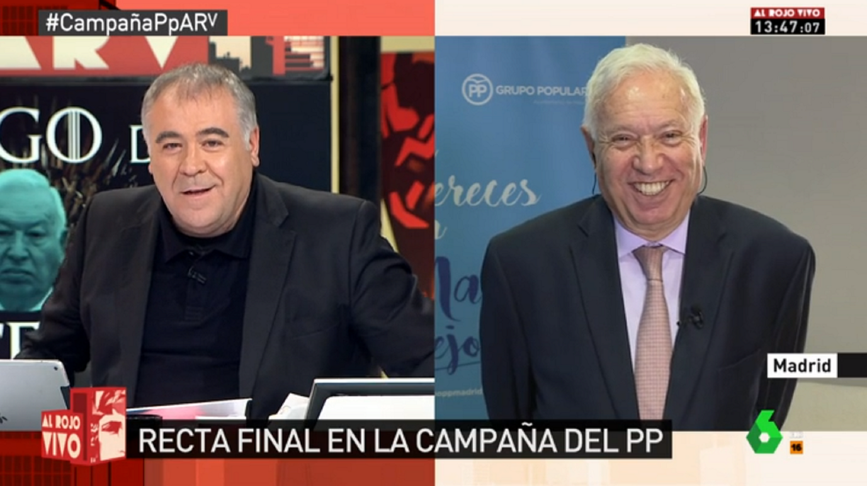 Se ensañan con Ferreras después del ataque de risa de Margallo por Soraya