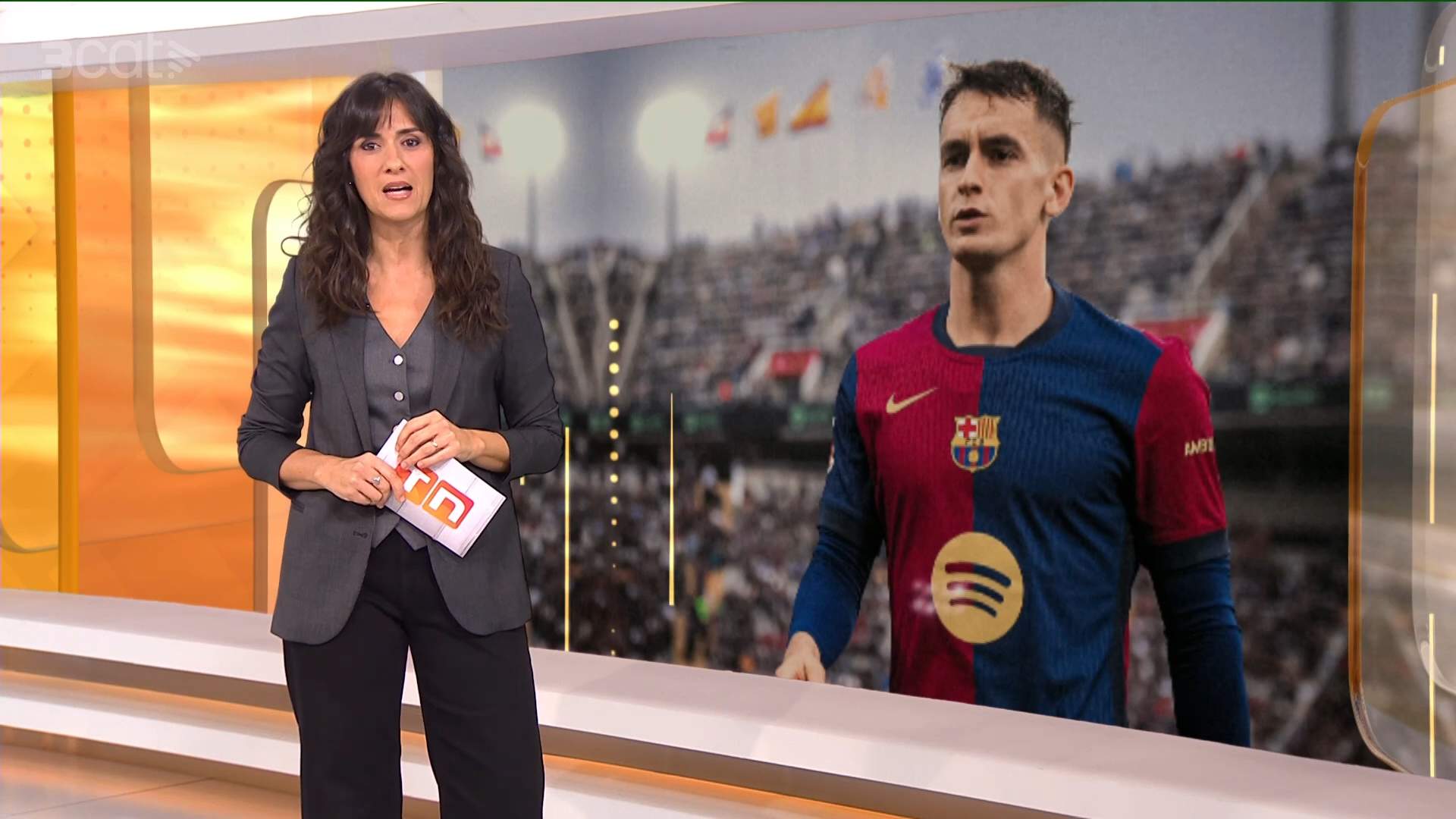 Maria Fernández Vidal impacta con trenzas de Raphinha: nuevo look en el TN Vespre