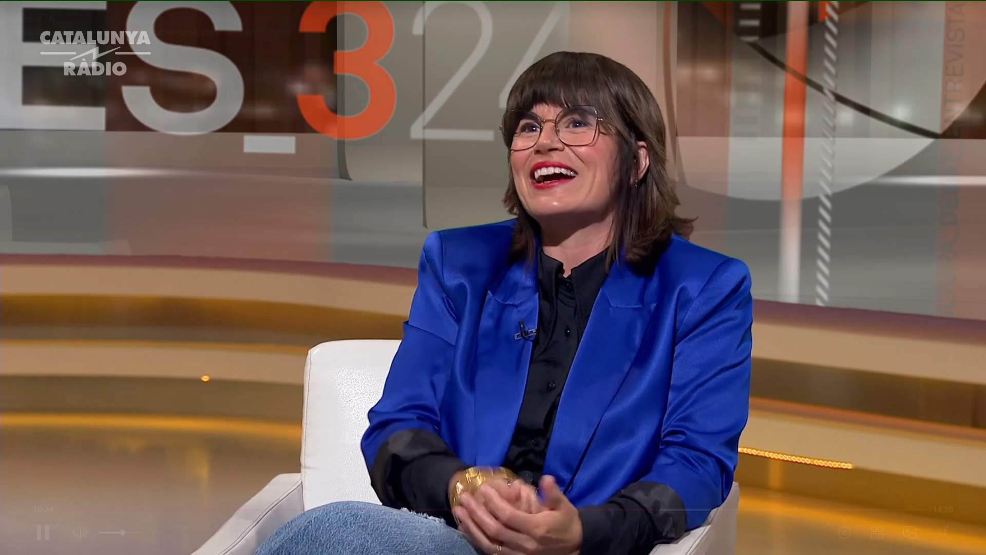 Tensa conversación de Agnès Busquets, actriz de TV3 y un catalanófobo en su gimnasio