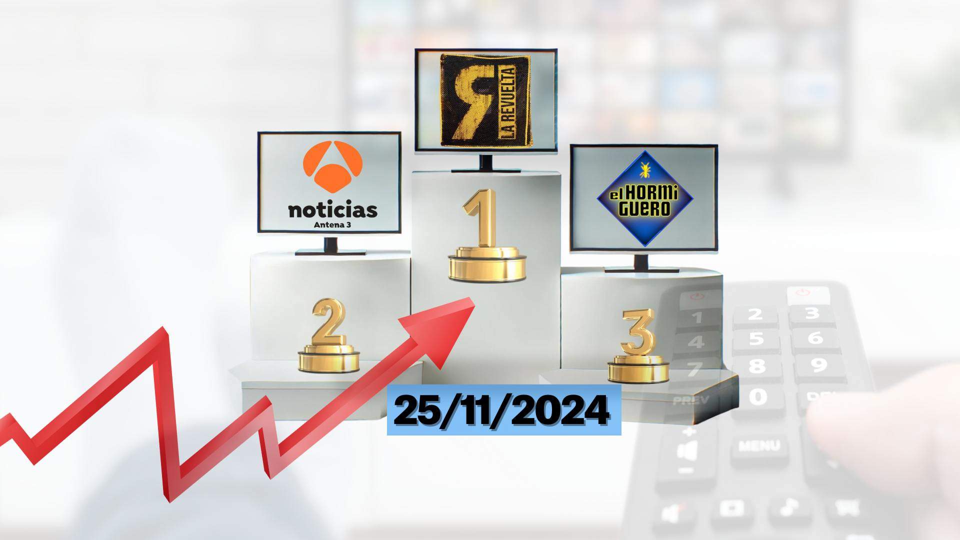 Audiències TV d'ahir, dilluns 25 de novembre de 2024