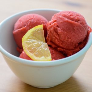 Sorbete de mango i maduixes_ Pastissos Sorbete de mango i maduixes_ Pastissos