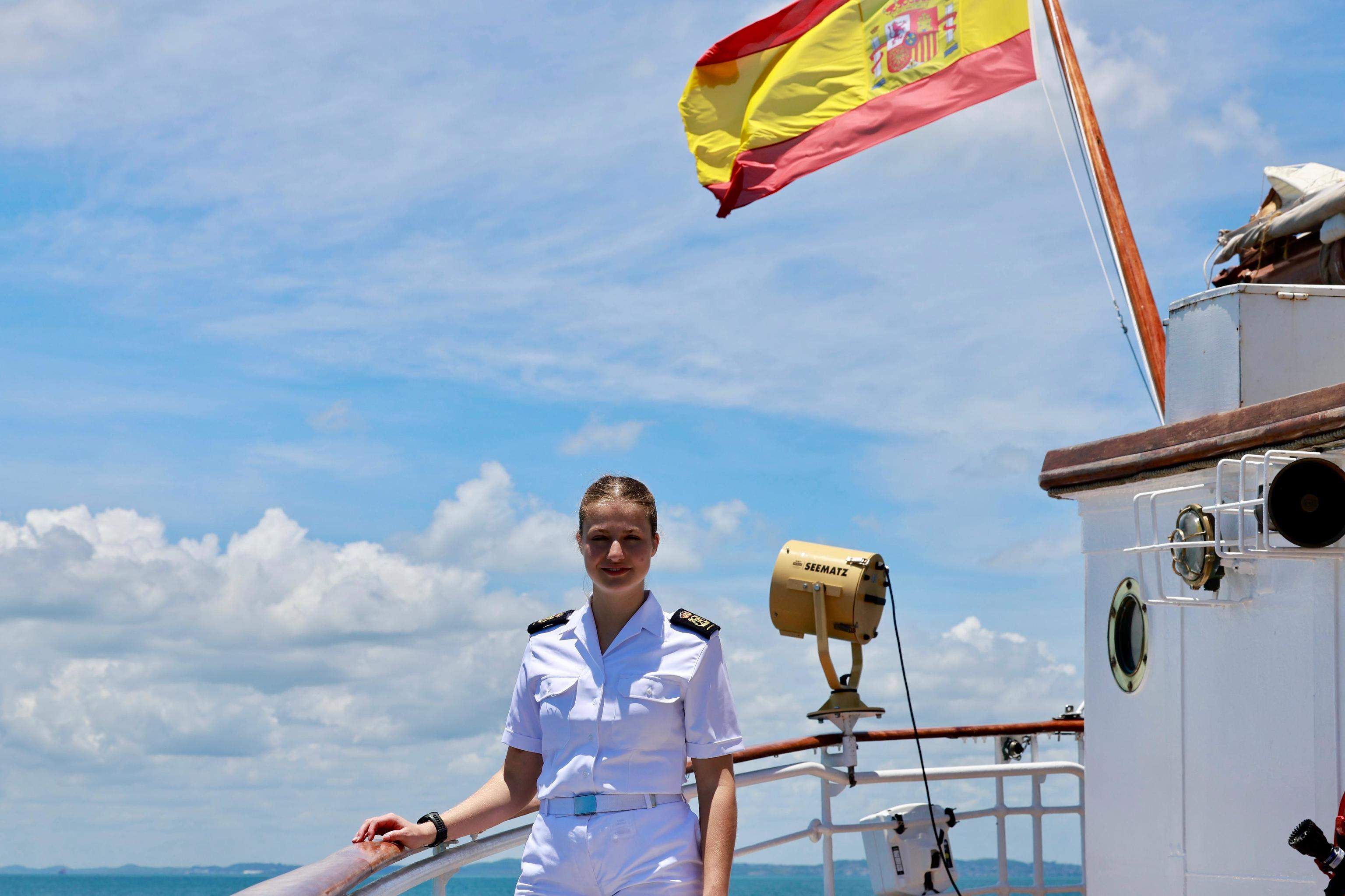 Compañeros de Elcano cuentan que Leonor sufre un problema muy desagradable que ahuyenta a los guardiamarinas