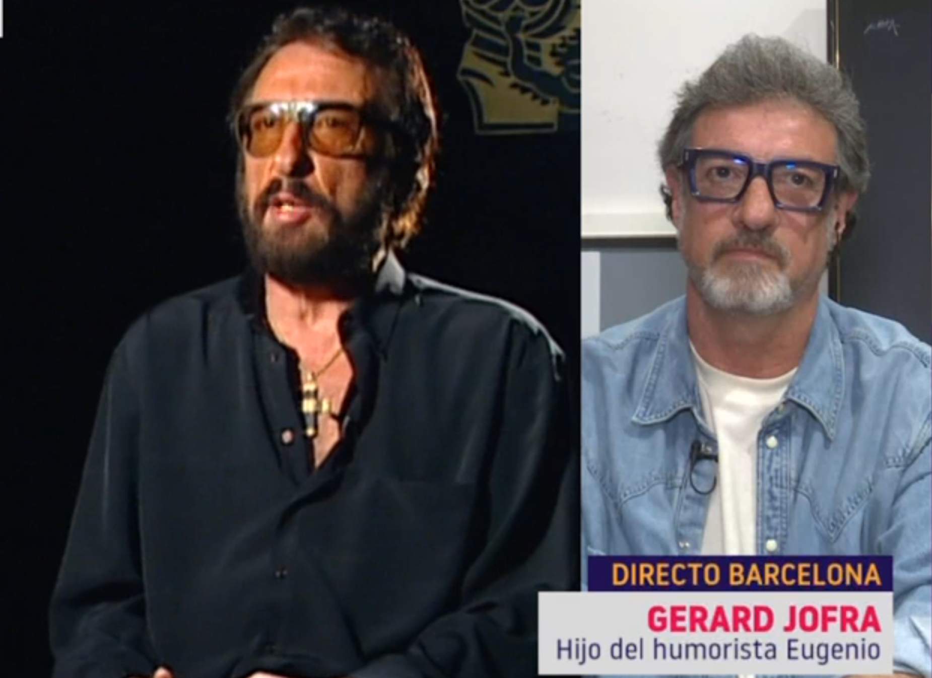 Eugenio i el seu fill Gerard, Antena 3