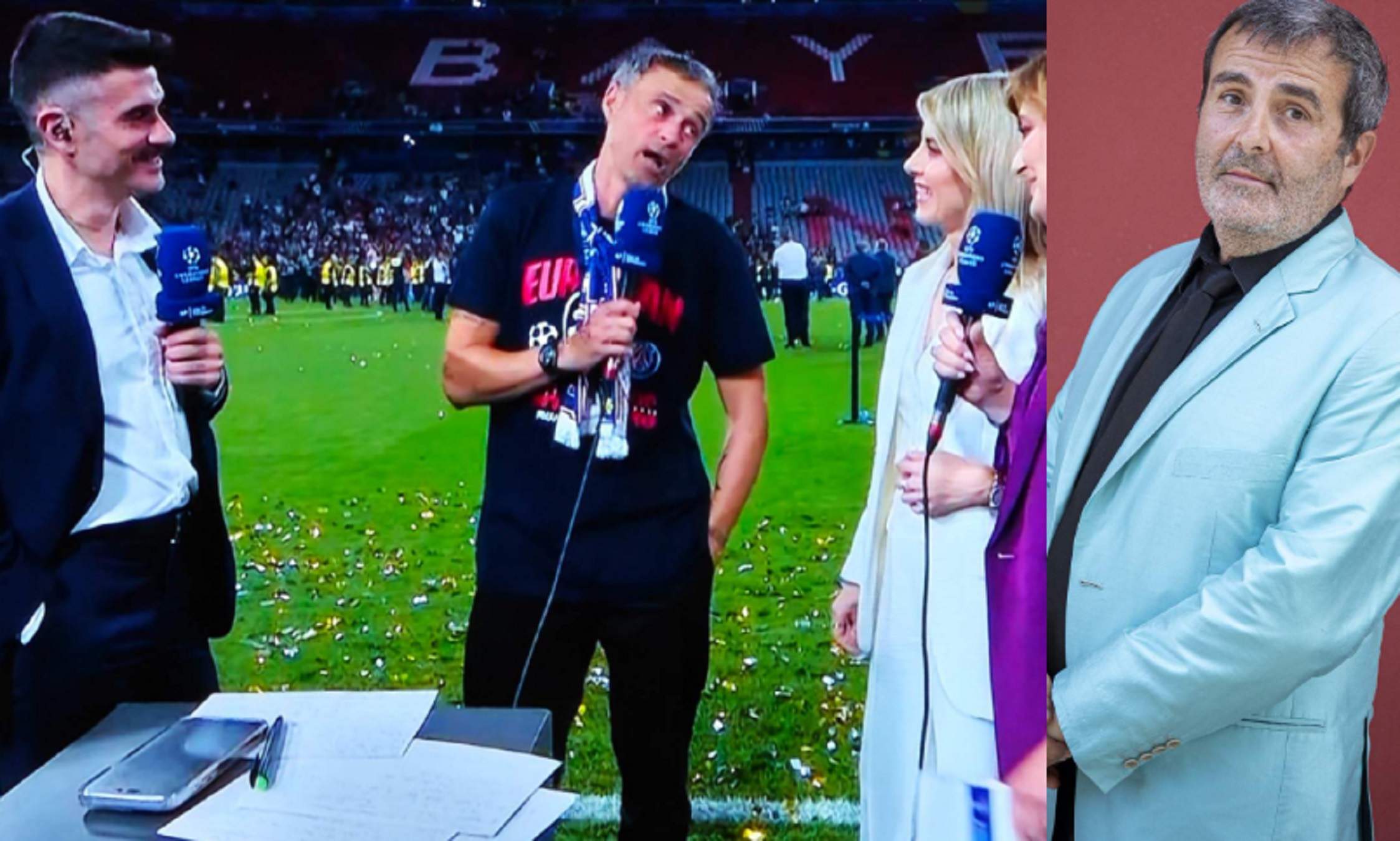Xavier Sala-i-Martin, demolidor amb Susana Guasch després de la topada amb Luis Enrique a la Champions