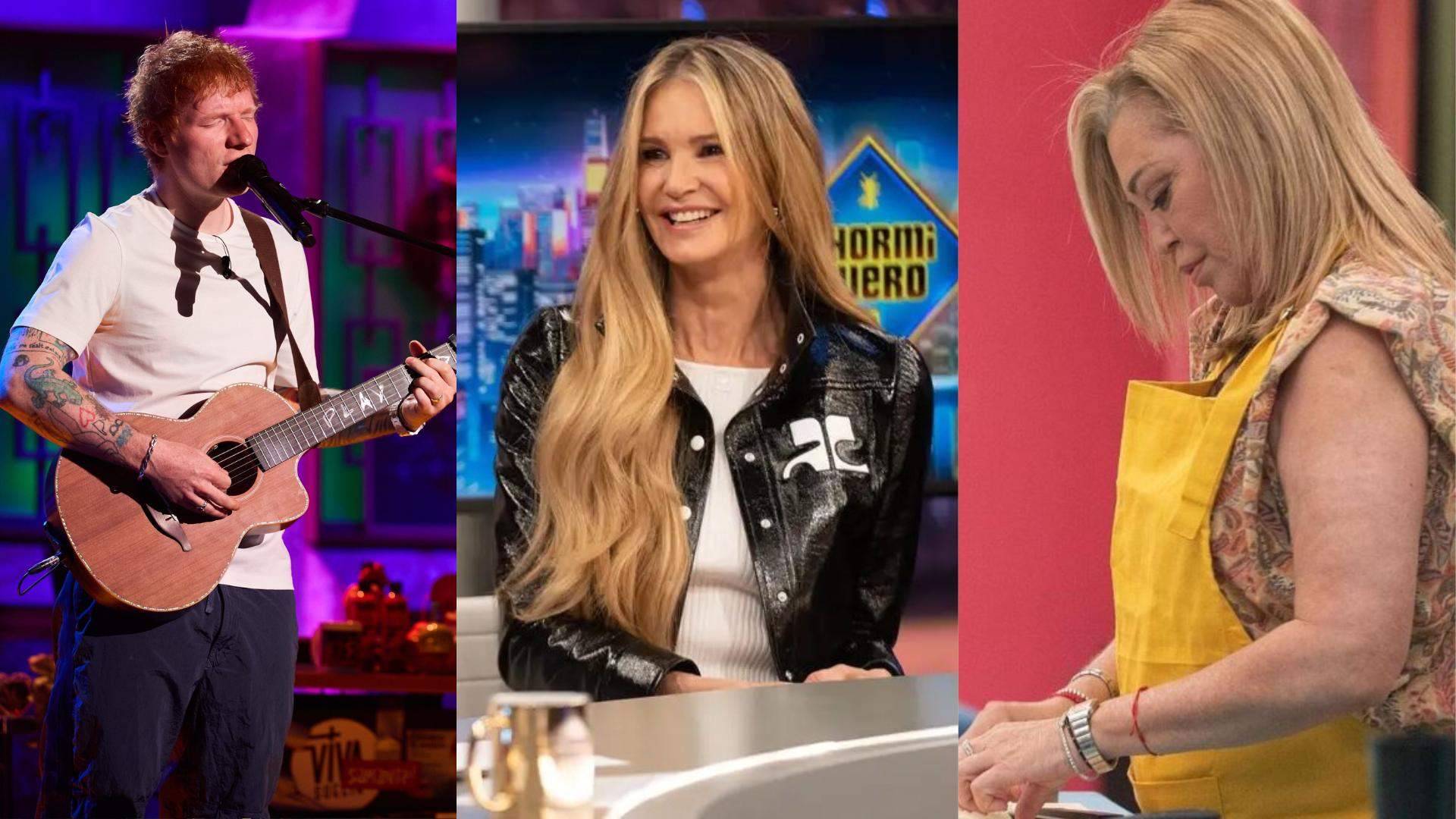 Audiències TV d'ahir: 'La familia de la tele' marca mínims i Ed Sheeran no frena 'El Hormiguero'