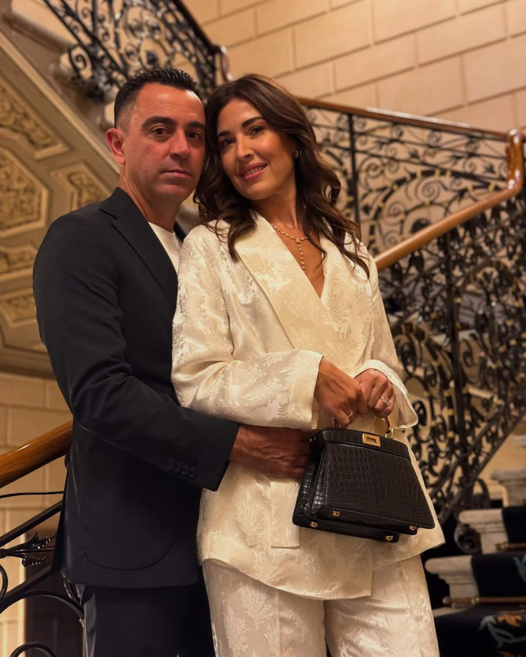 Xavi y Núria Cunillera enamoran con un excompañero del Barça: el extraño nombre del grupo de amigos