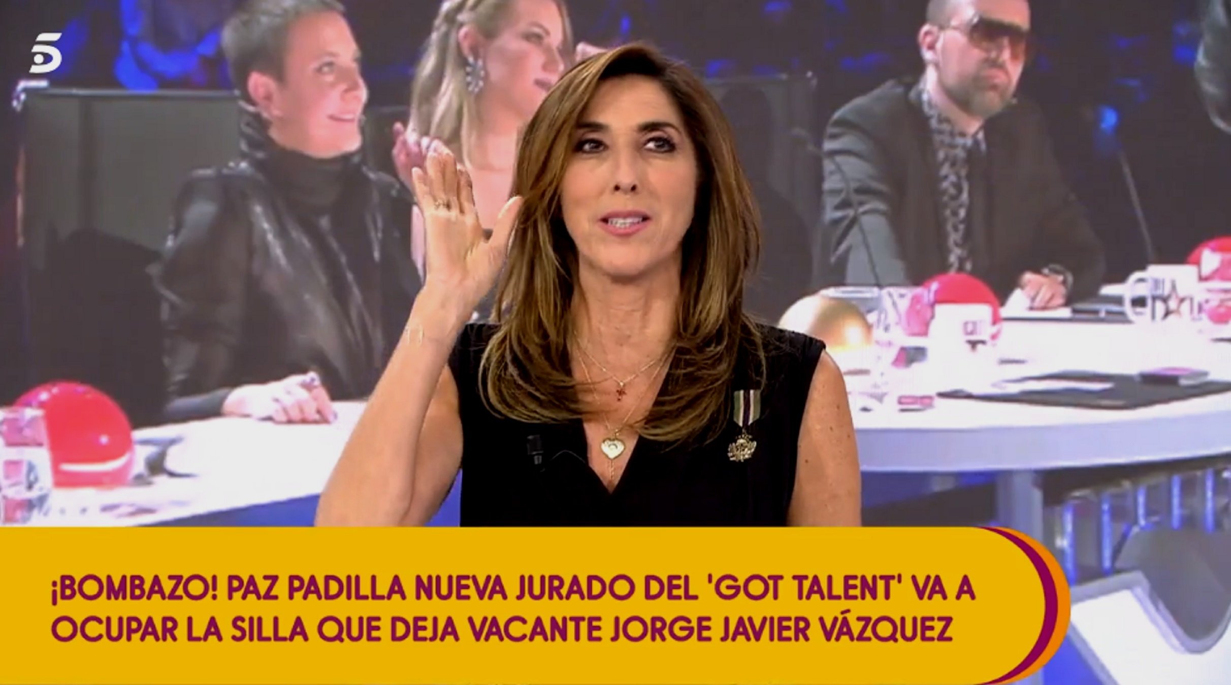 Paz Padilla le quita el sitio a Jorge Javier en 'Got Talent'